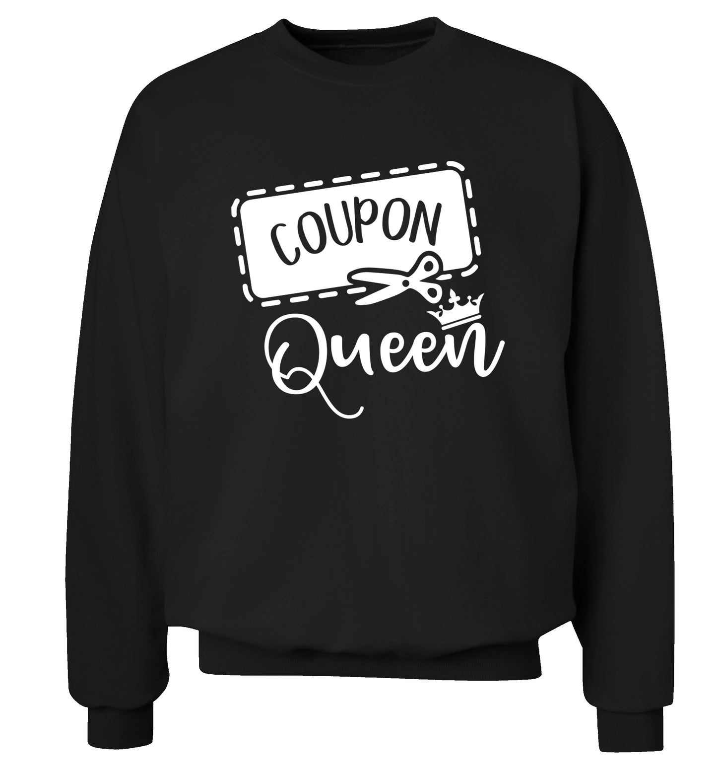 Coupon Queen Adult's unisex black Sweater 2XL