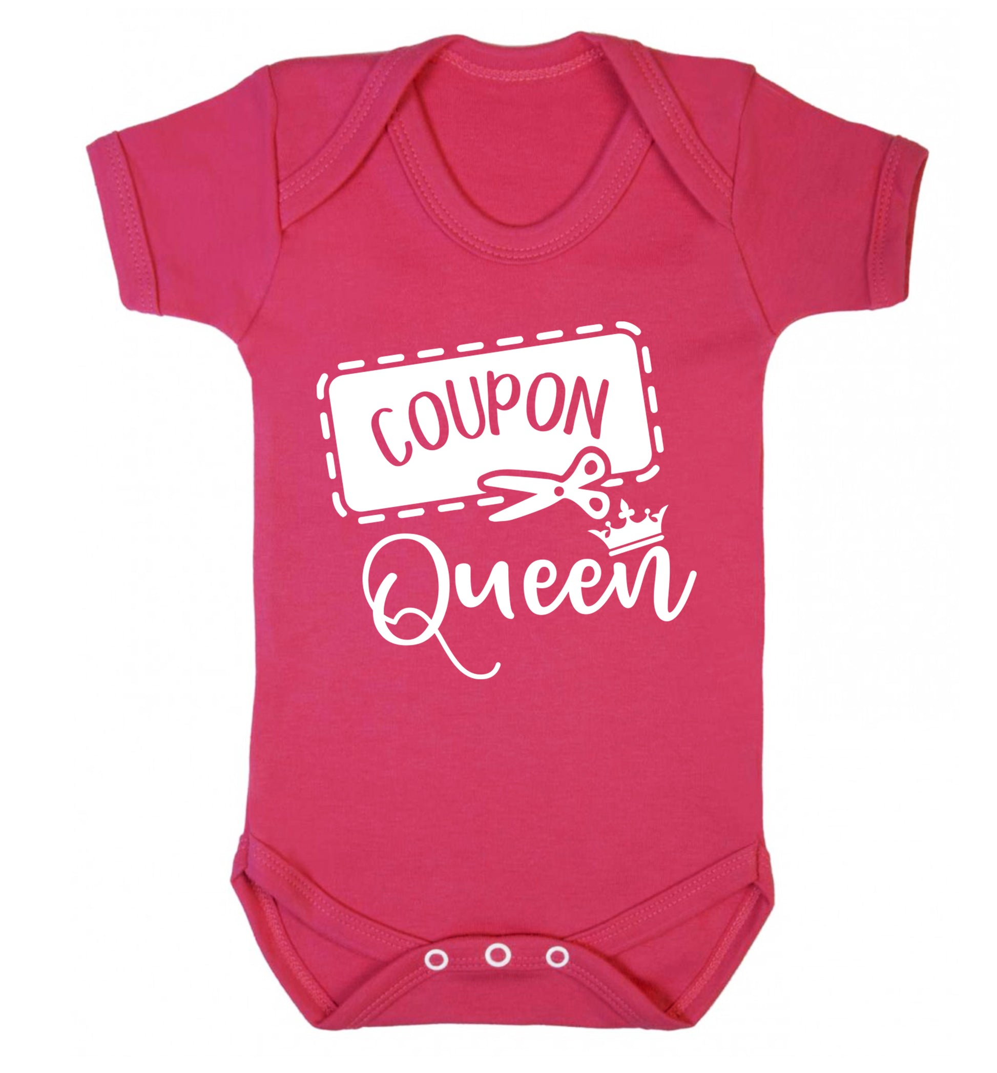 Coupon Queen Baby Vest dark pink 18-24 months