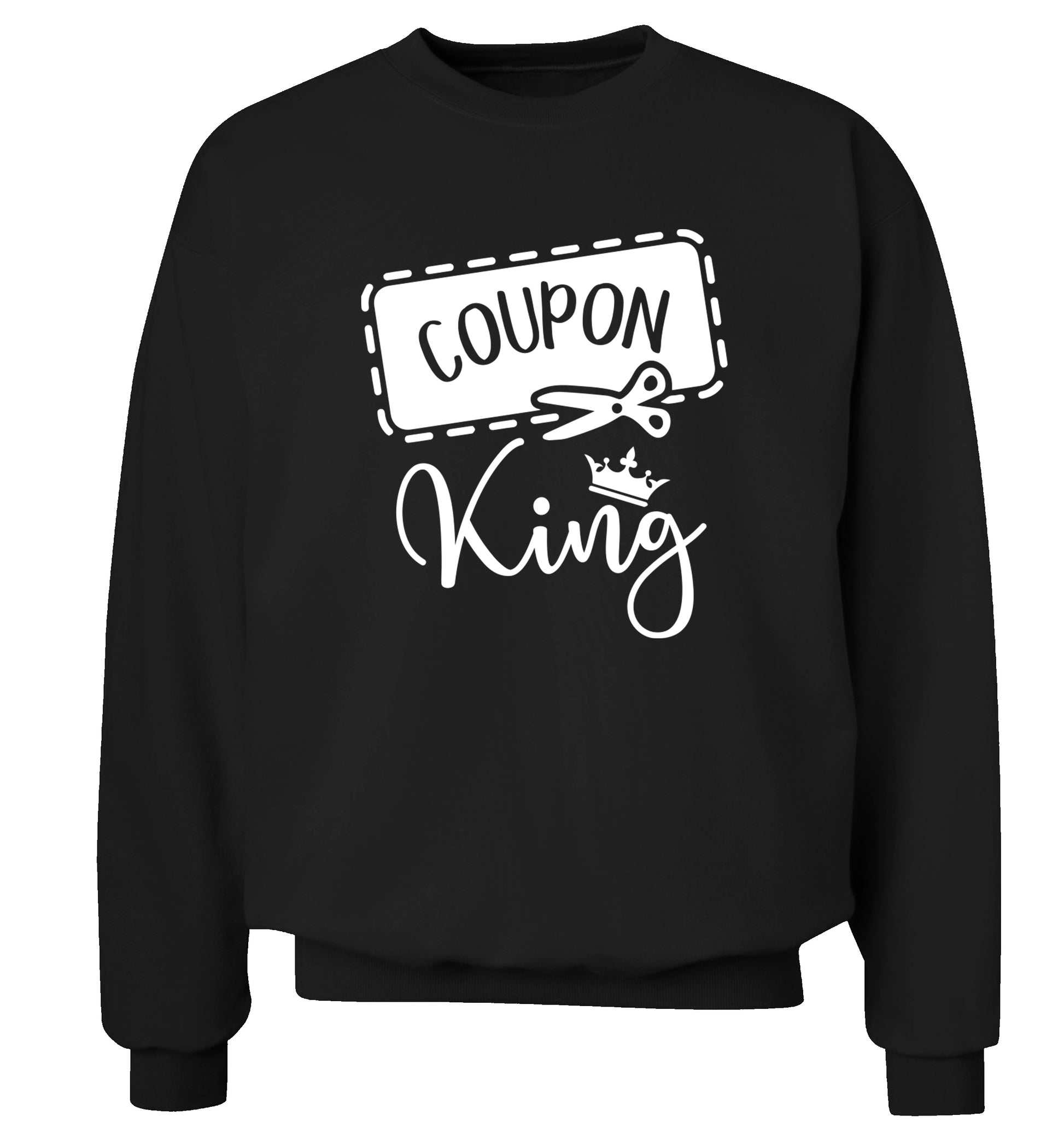 Coupon King Adult's unisex black Sweater 2XL