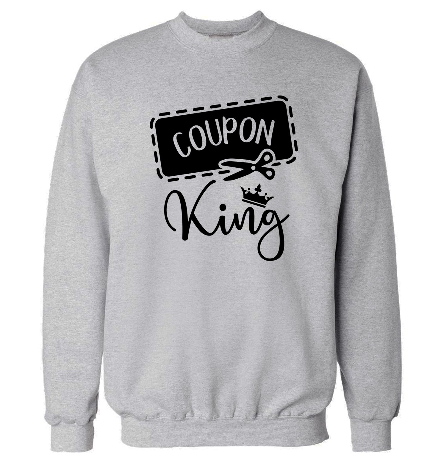 Coupon King Adult's unisex grey Sweater 2XL