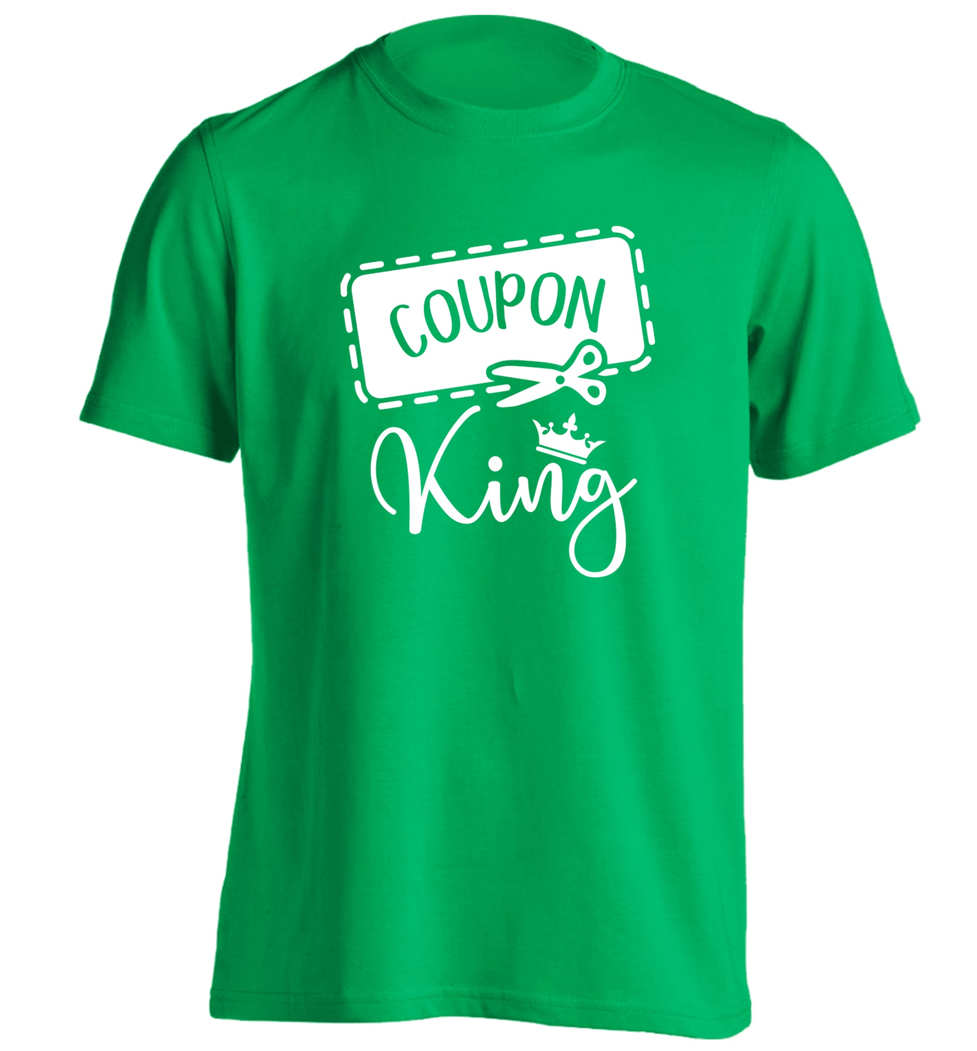 Coupon King adults unisex green Tshirt 2XL