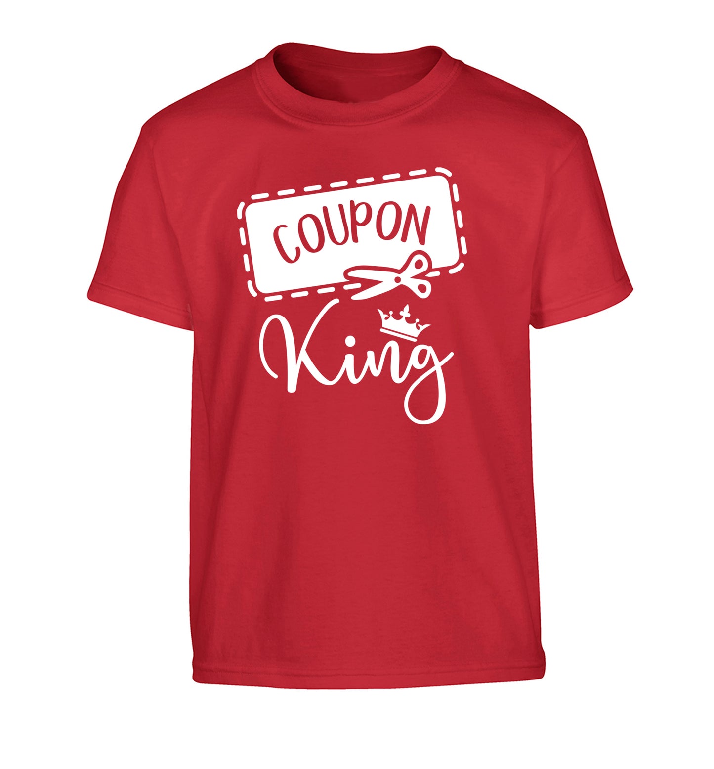 Coupon King Children's red Tshirt 12-13 Years