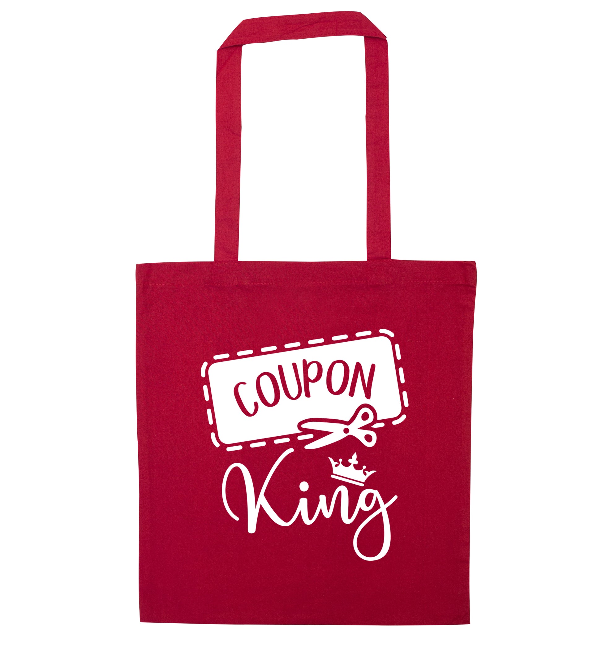 Coupon King red tote bag