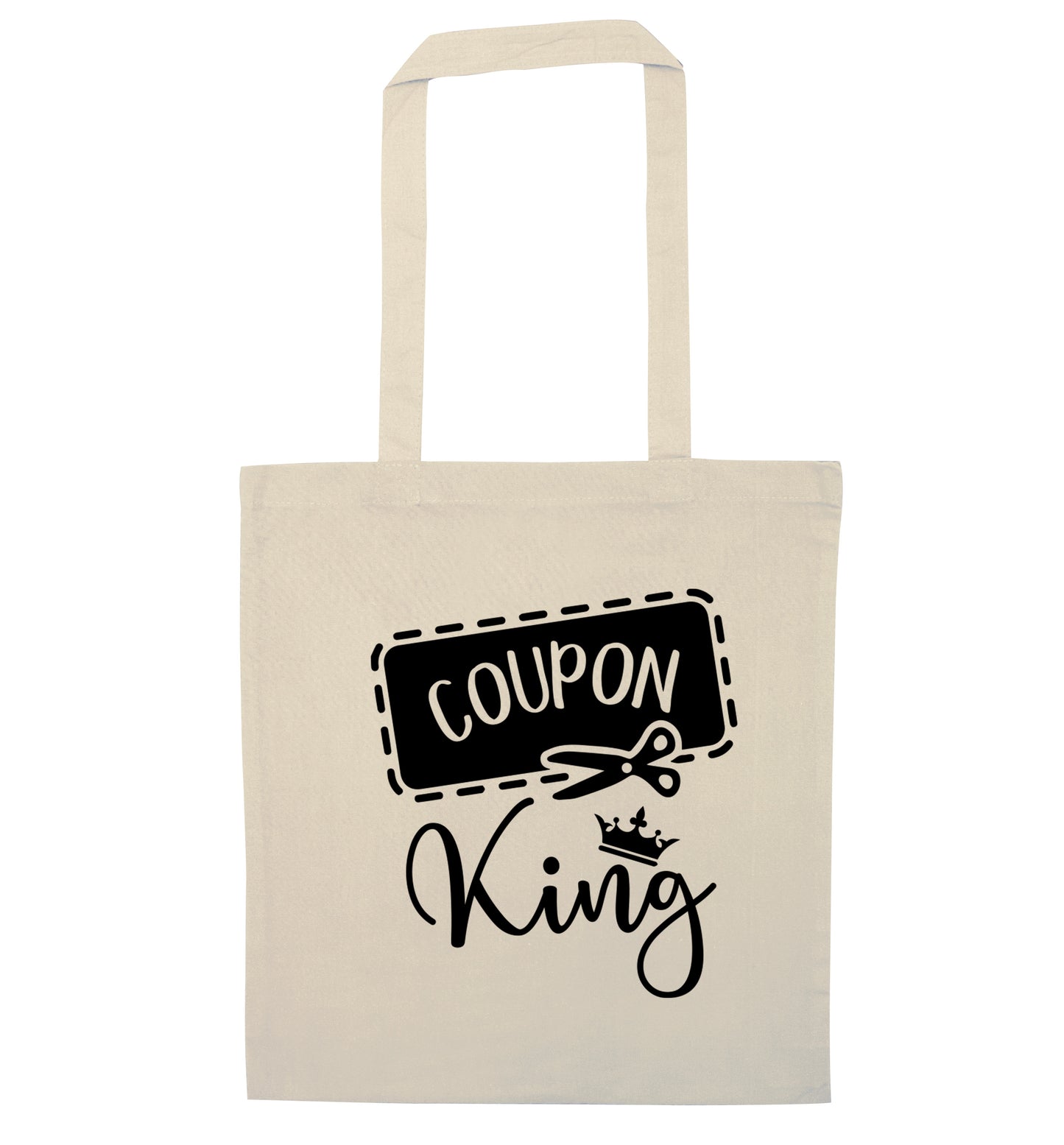 Coupon King natural tote bag