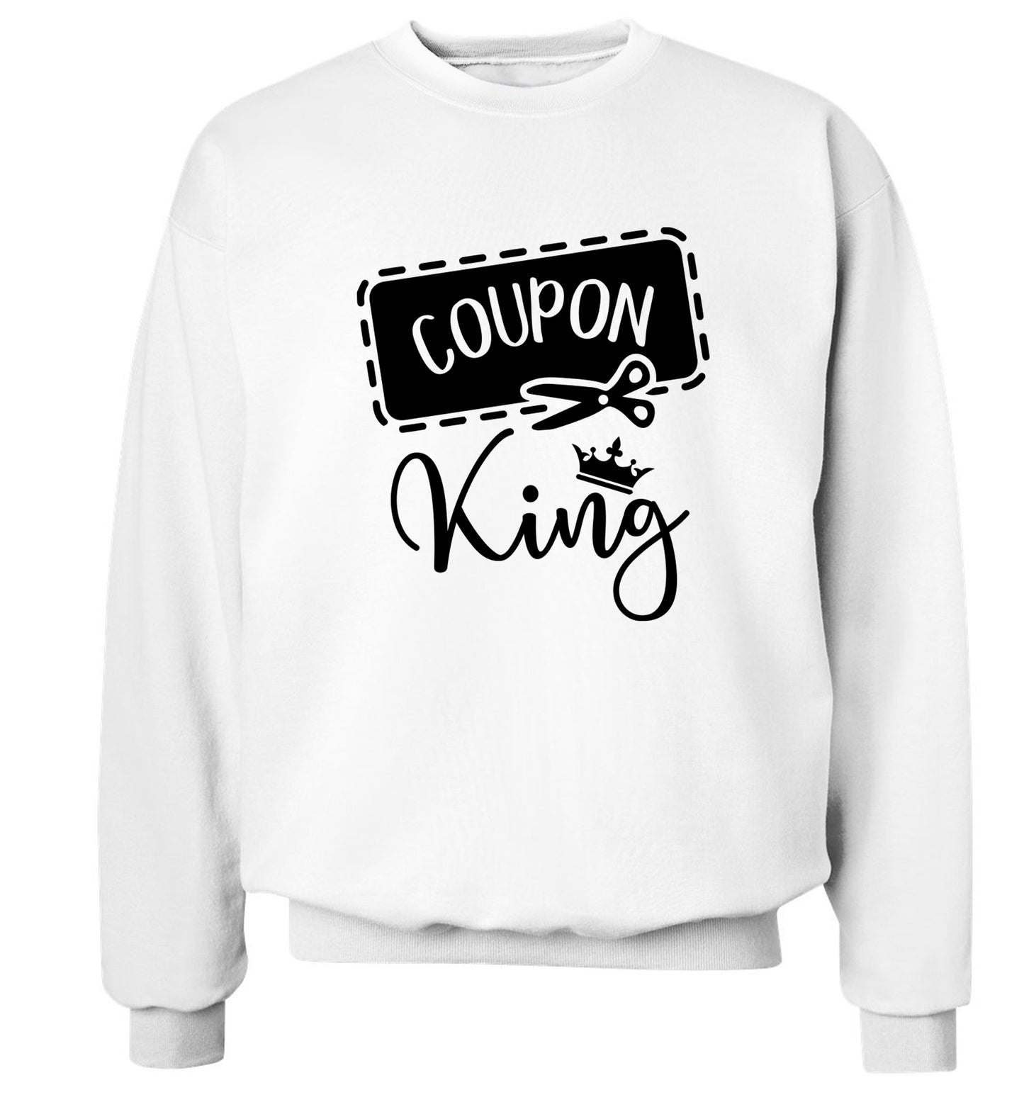 Coupon King Adult's unisex white Sweater 2XL