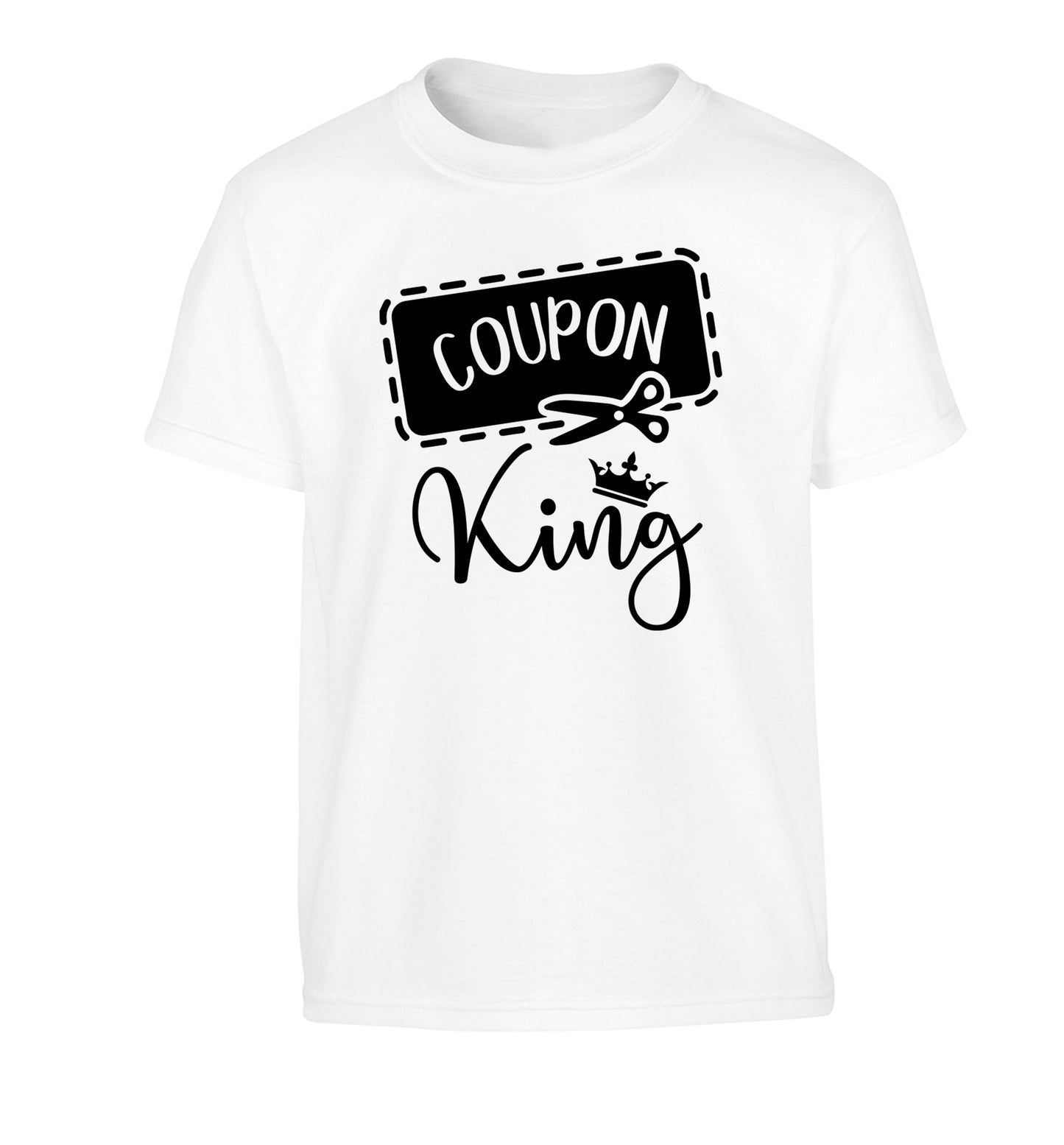 Coupon King Children's white Tshirt 12-13 Years