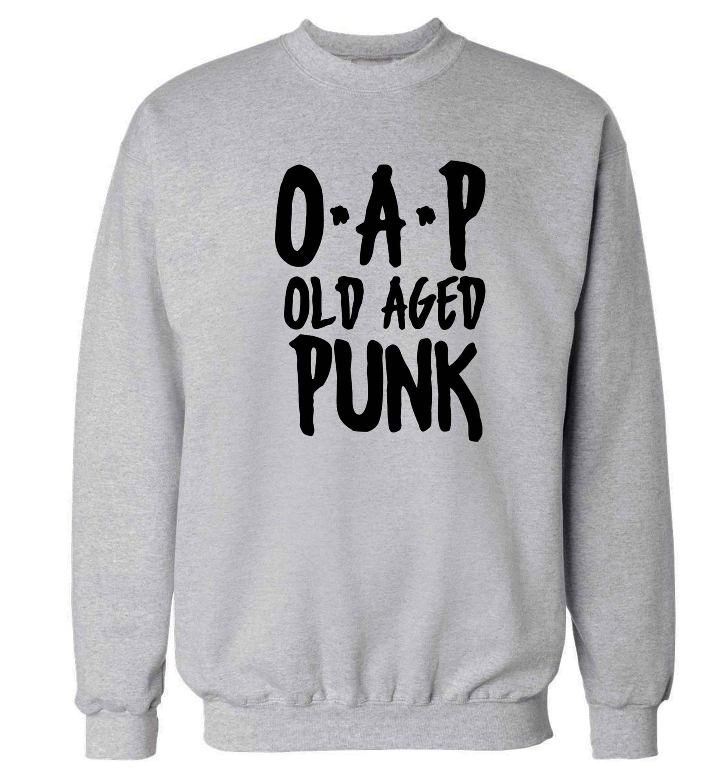 O.A.P Old Age Punk Adult's unisex grey Sweater 2XL