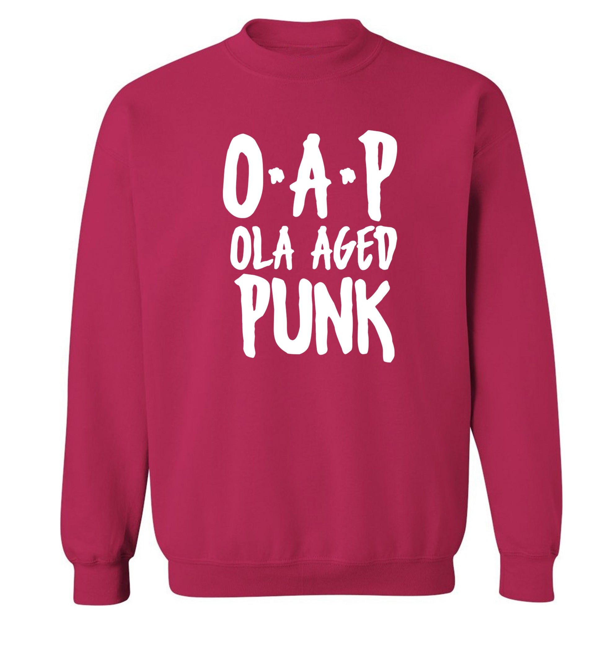 O.A.P Old Aged Punk Adult's unisex pink Sweater 2XL