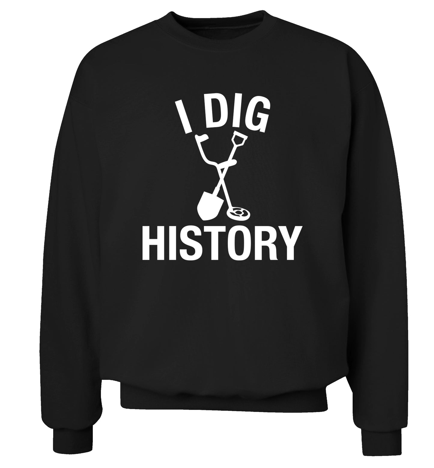I dig history Adult's unisex black Sweater 2XL