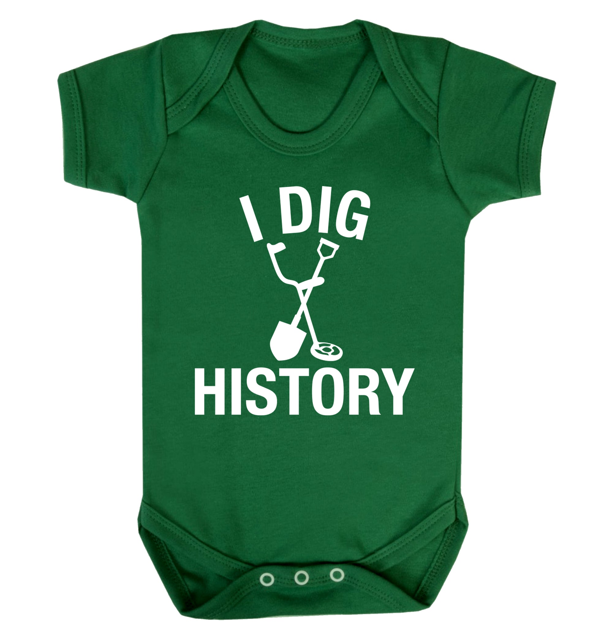 I dig history Baby Vest green 18-24 months