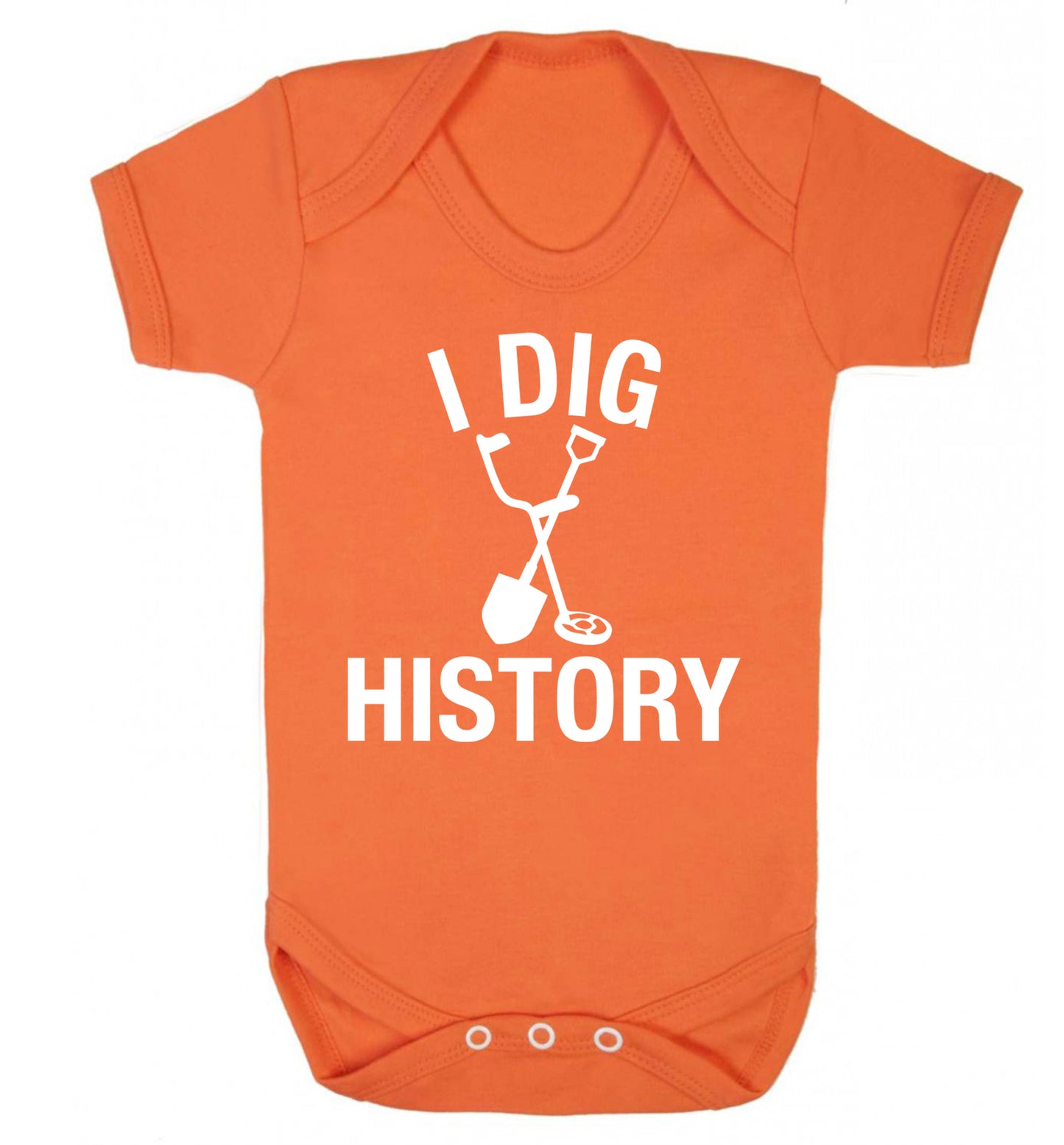I dig history Baby Vest orange 18-24 months