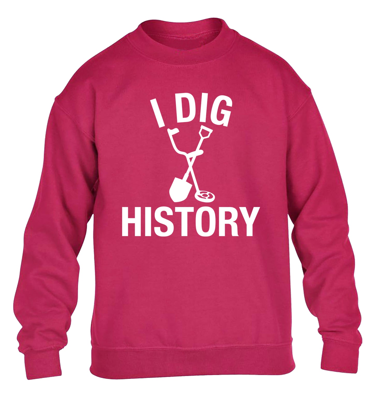 I dig history children's pink sweater 12-13 Years