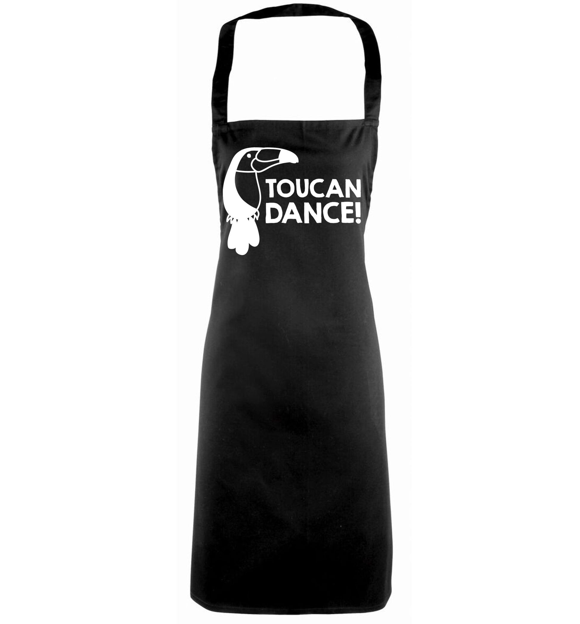 Toucan dance black apron