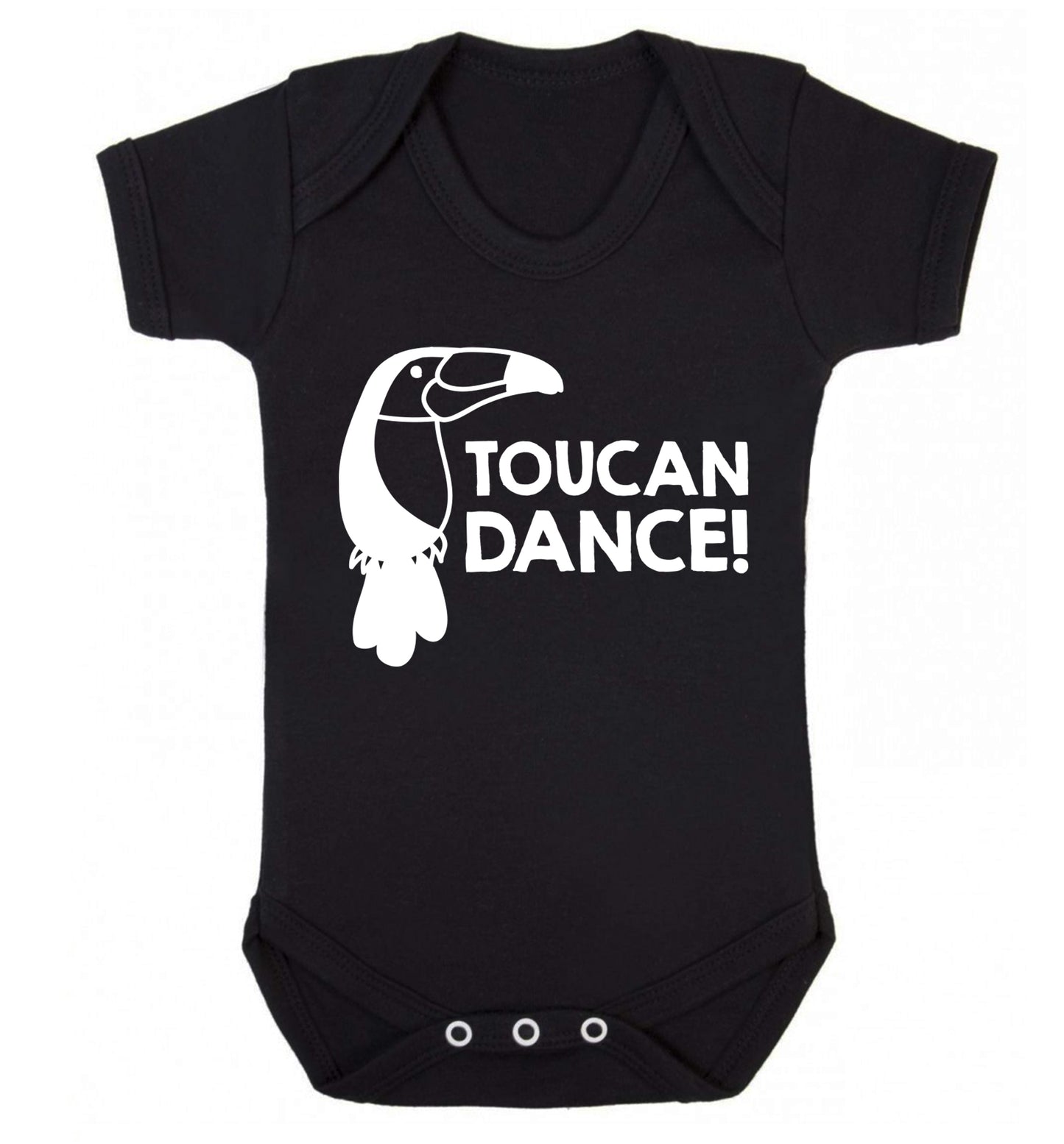 Toucan dance Baby Vest black 18-24 months