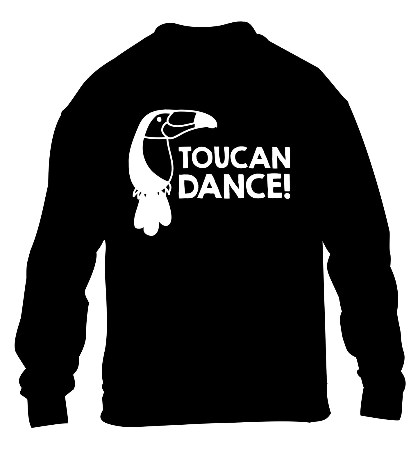 Toucan dance children's black sweater 12-13 Years