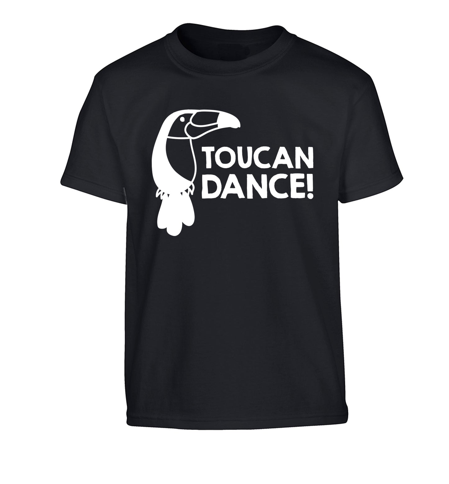Toucan dance Children's black Tshirt 12-13 Years
