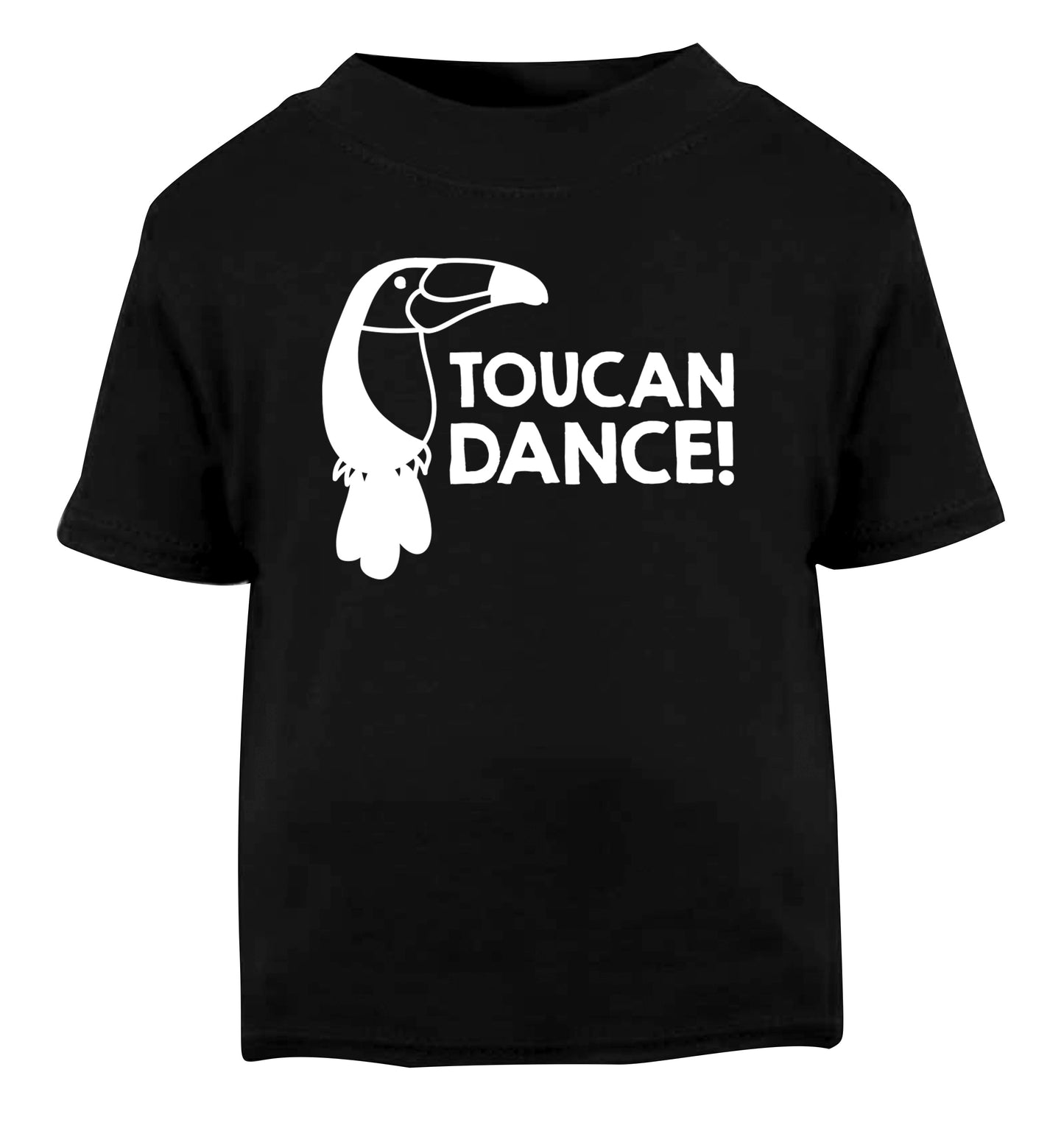 Toucan dance Black Baby Toddler Tshirt 2 years