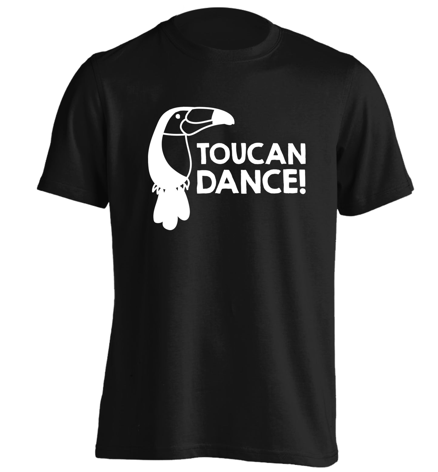 Toucan dance adults unisex black Tshirt 2XL