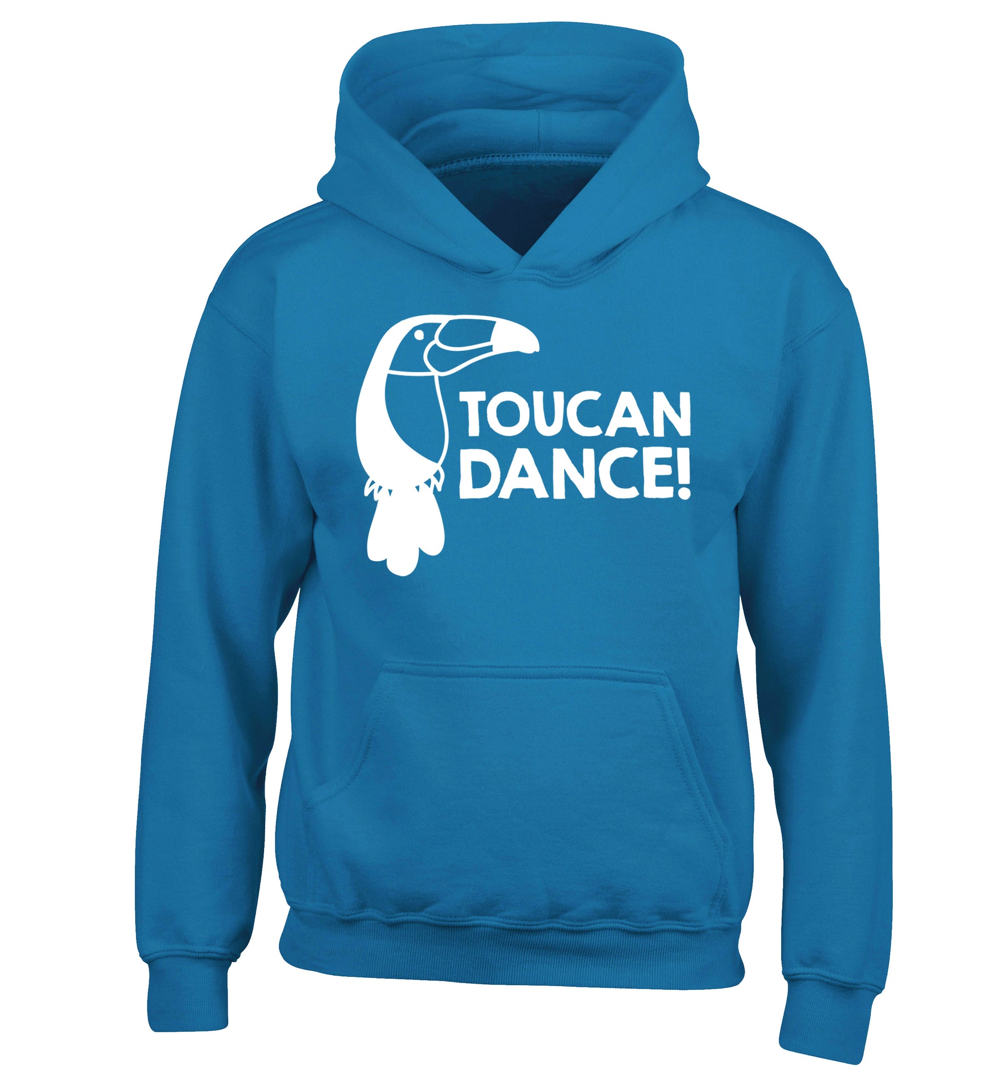 Toucan dance children's blue hoodie 12-13 Years