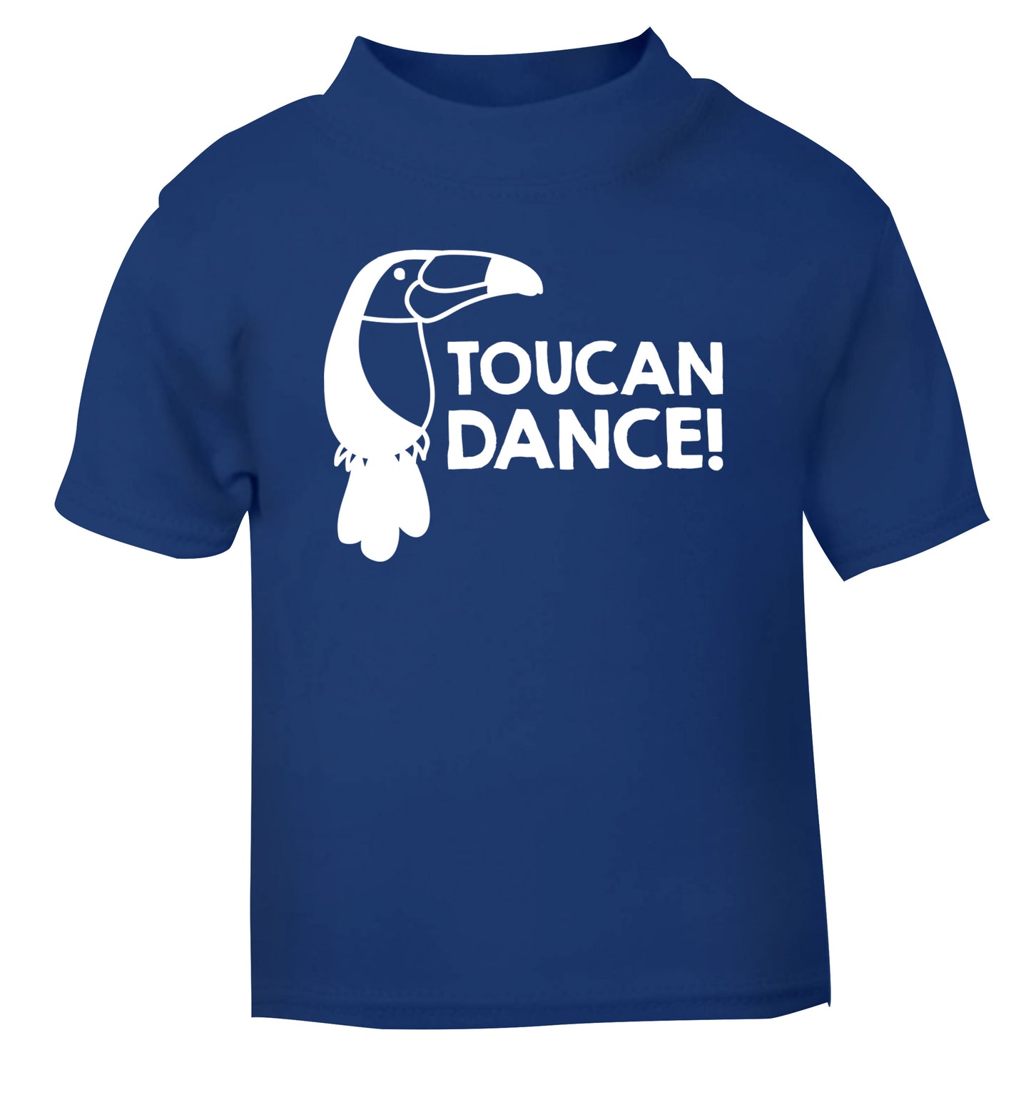 Toucan dance blue Baby Toddler Tshirt 2 Years