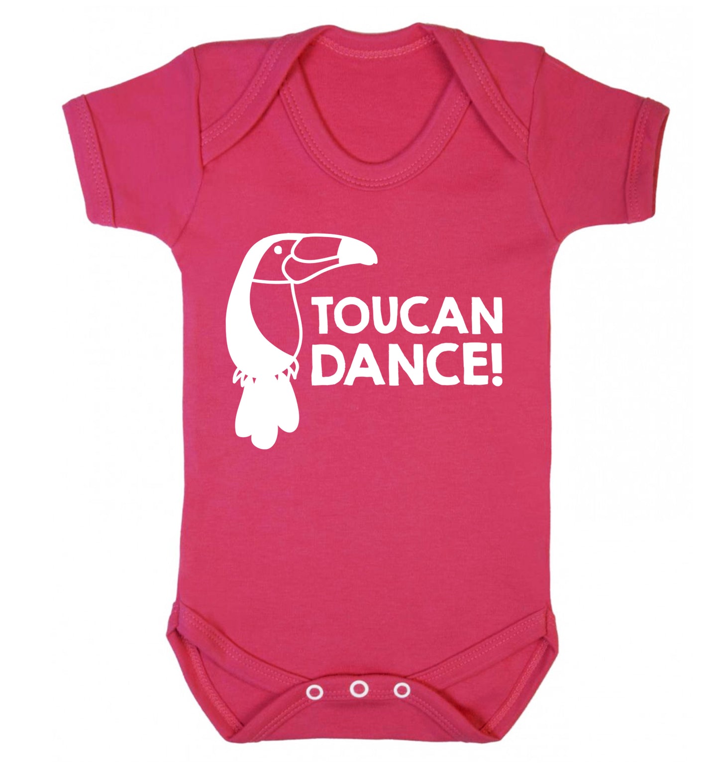 Toucan dance Baby Vest dark pink 18-24 months