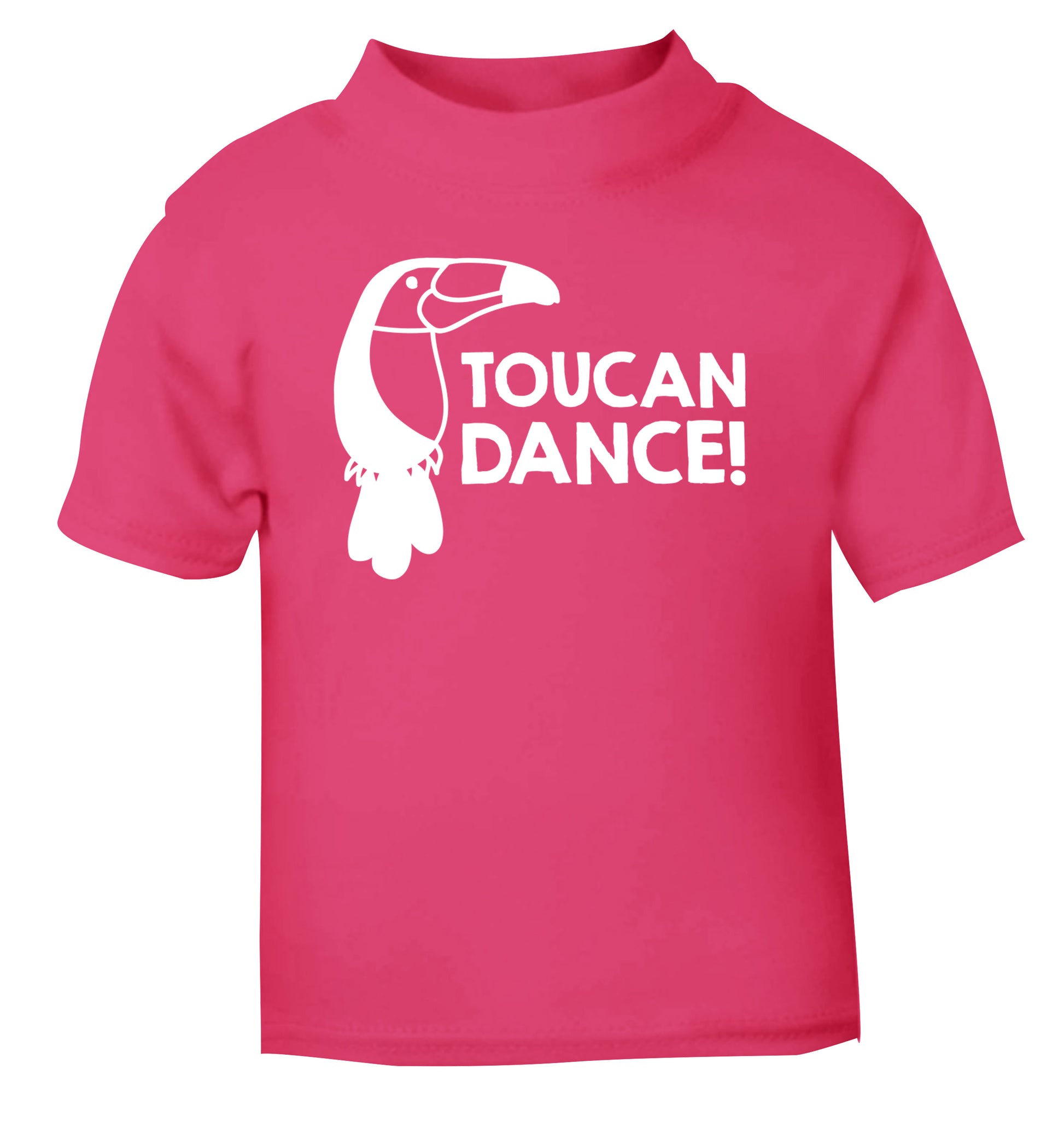 Toucan dance pink Baby Toddler Tshirt 2 Years