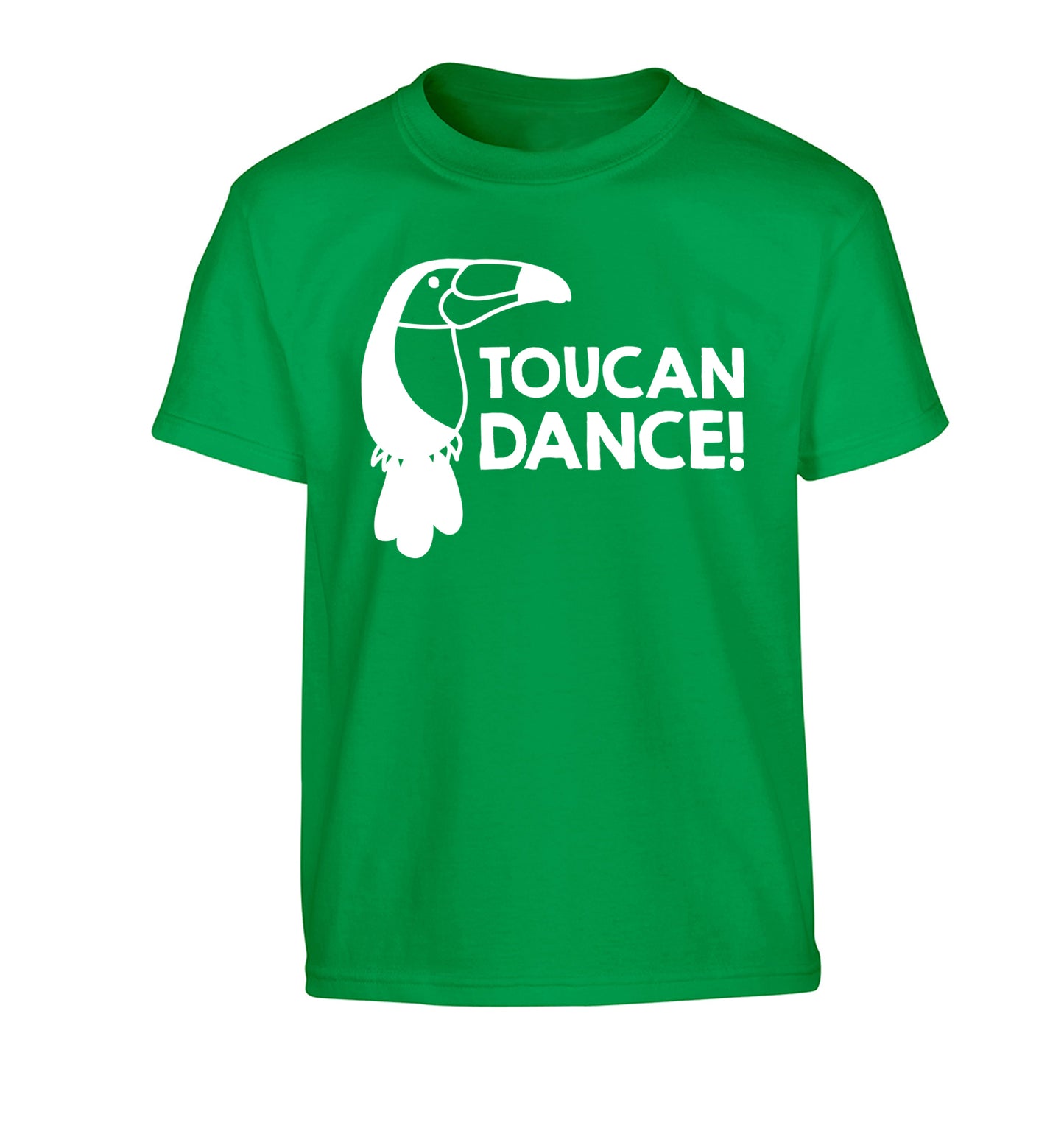 Toucan dance Children's green Tshirt 12-13 Years