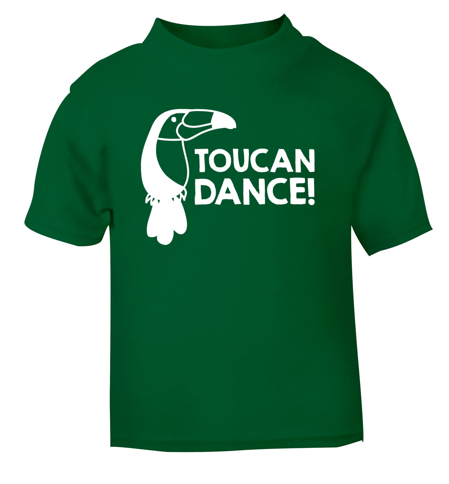 Toucan dance green Baby Toddler Tshirt 2 Years