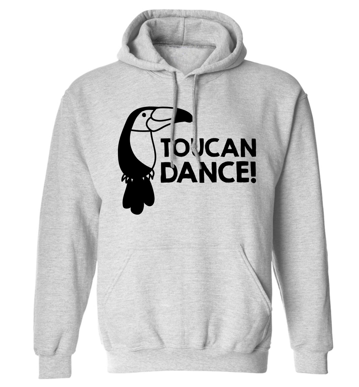 Toucan dance adults unisex grey hoodie 2XL