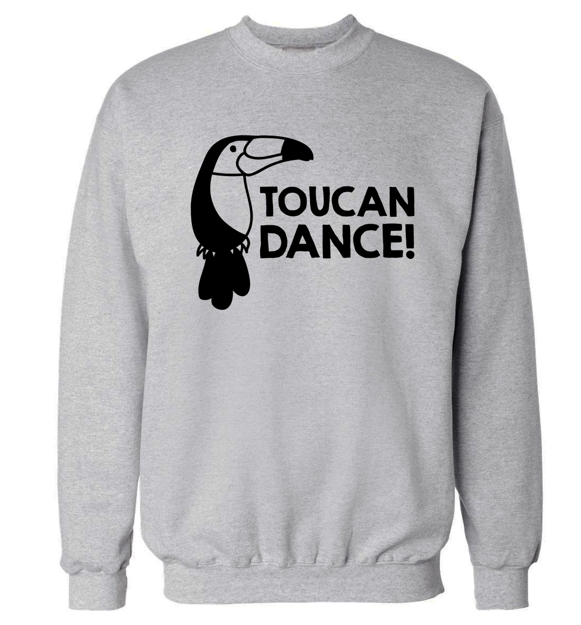 Toucan dance Adult's unisex grey Sweater 2XL