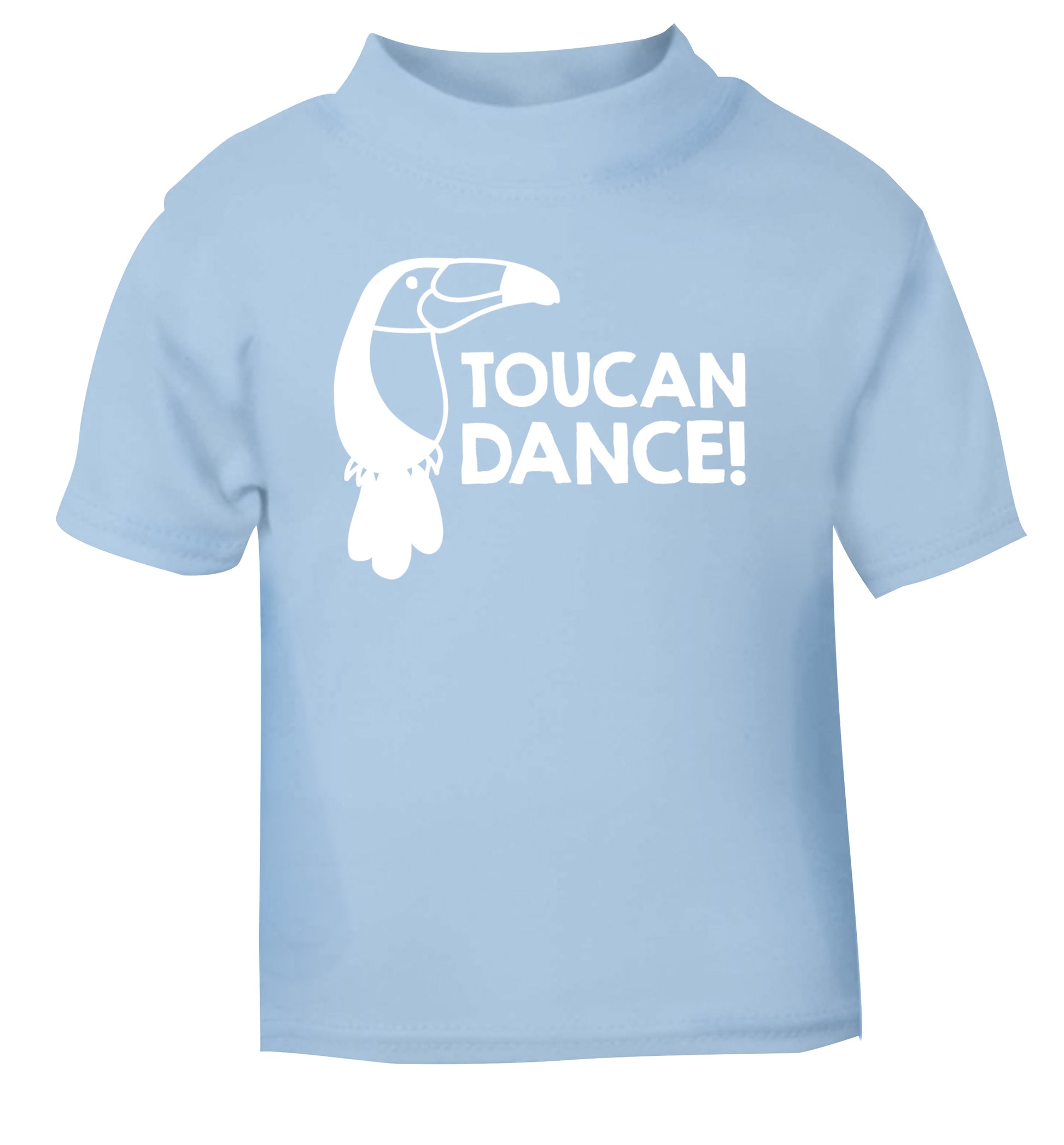 Toucan dance light blue Baby Toddler Tshirt 2 Years