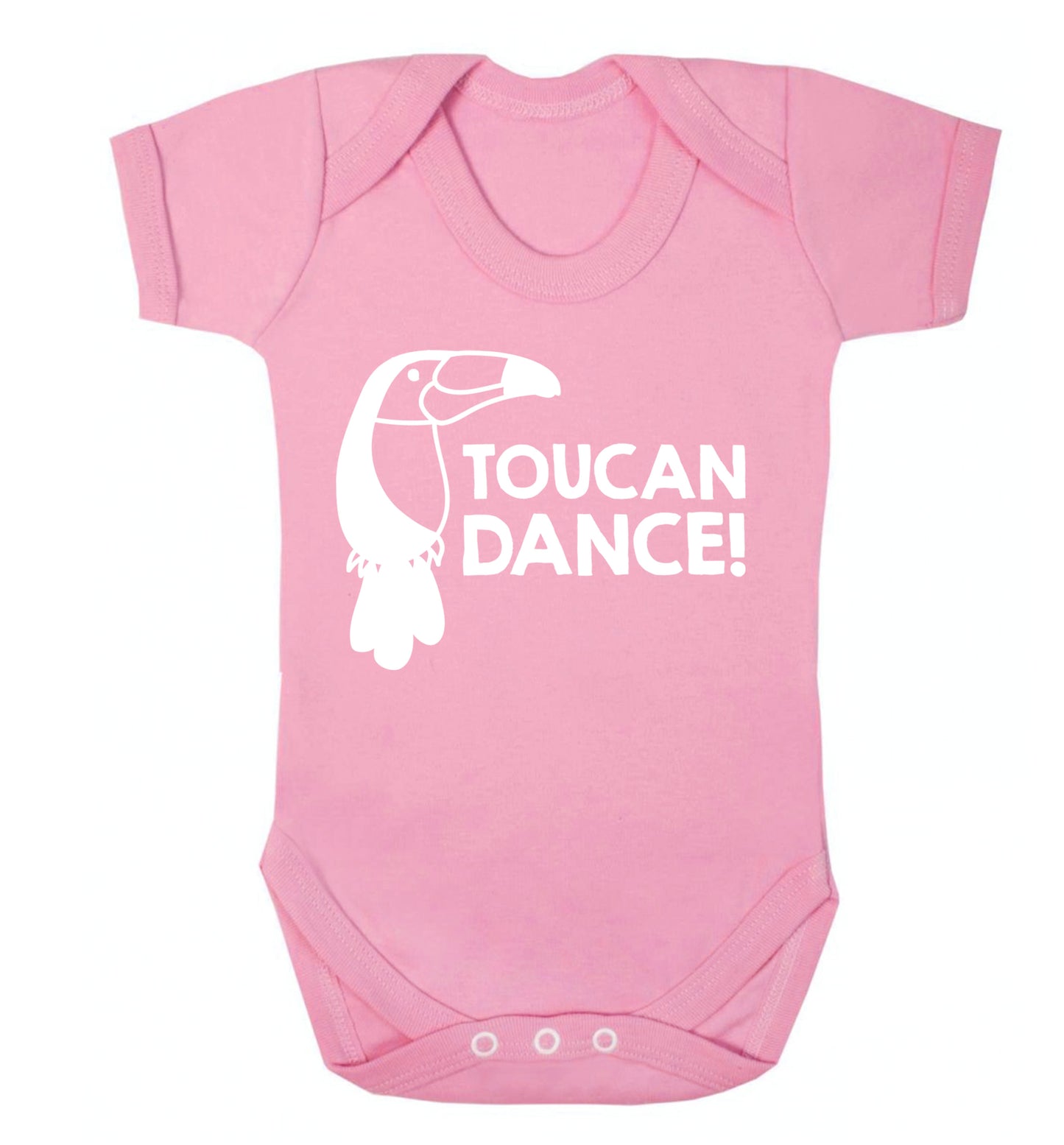 Toucan dance Baby Vest pale pink 18-24 months
