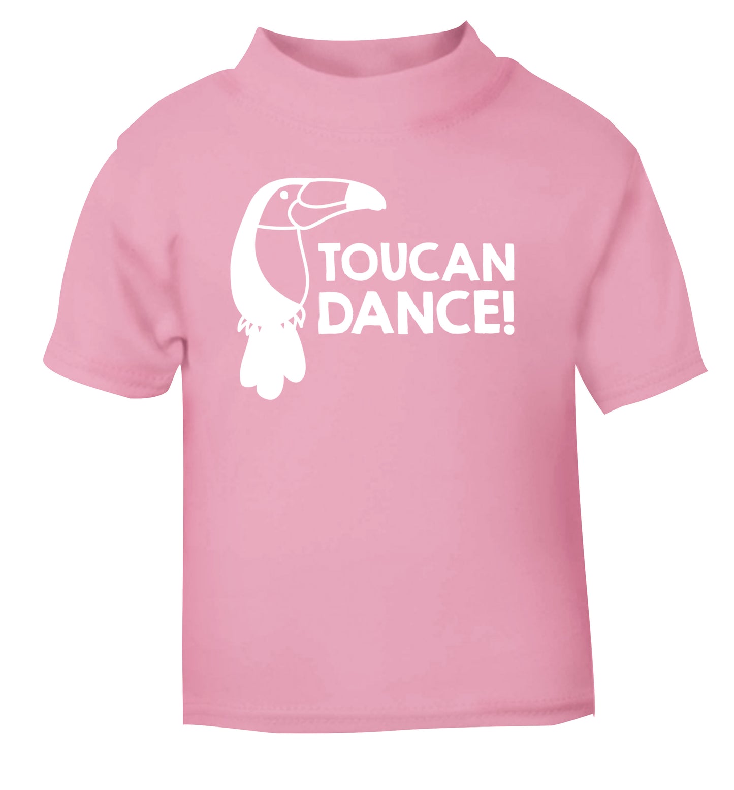 Toucan dance light pink Baby Toddler Tshirt 2 Years