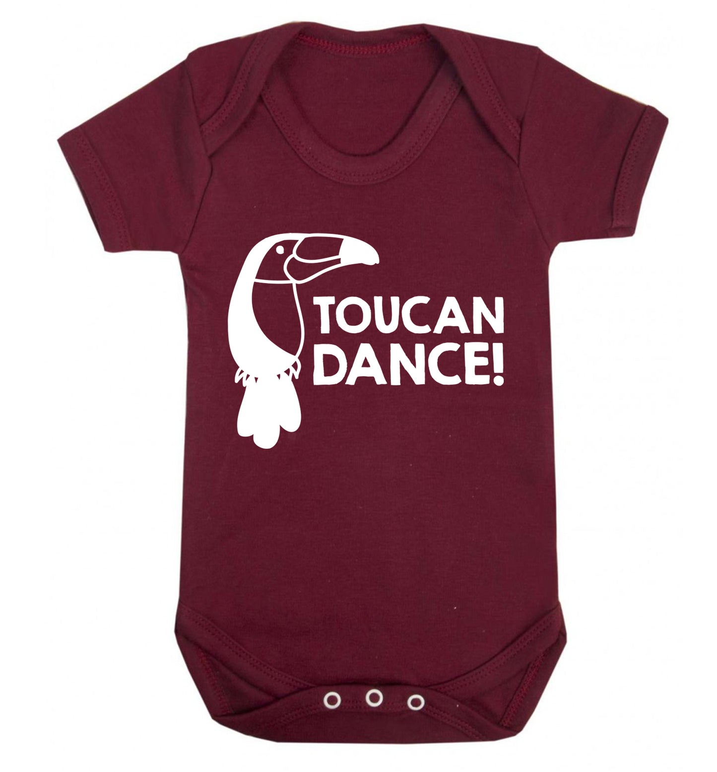 Toucan dance Baby Vest maroon 18-24 months