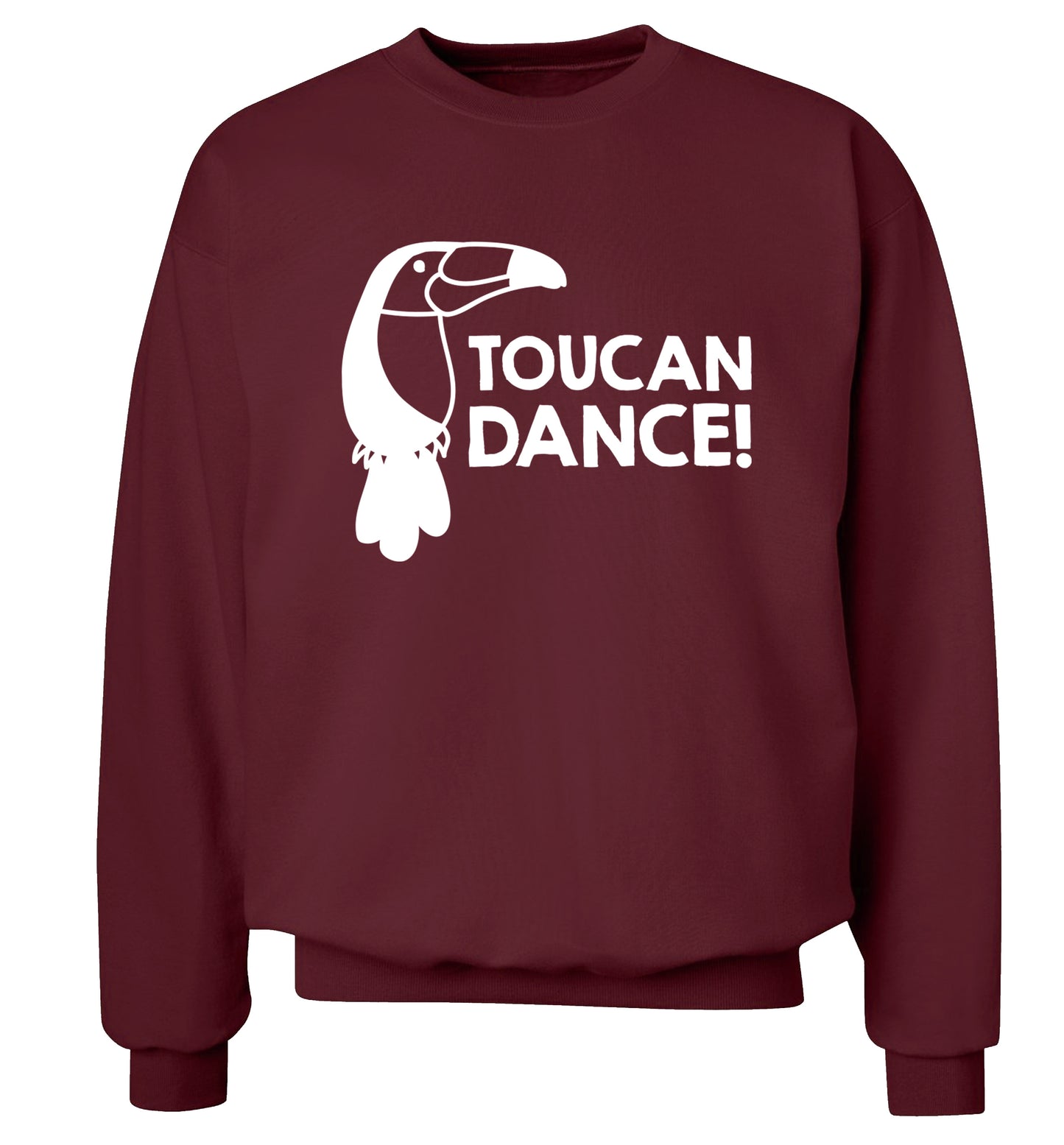 Toucan dance Adult's unisex maroon Sweater 2XL