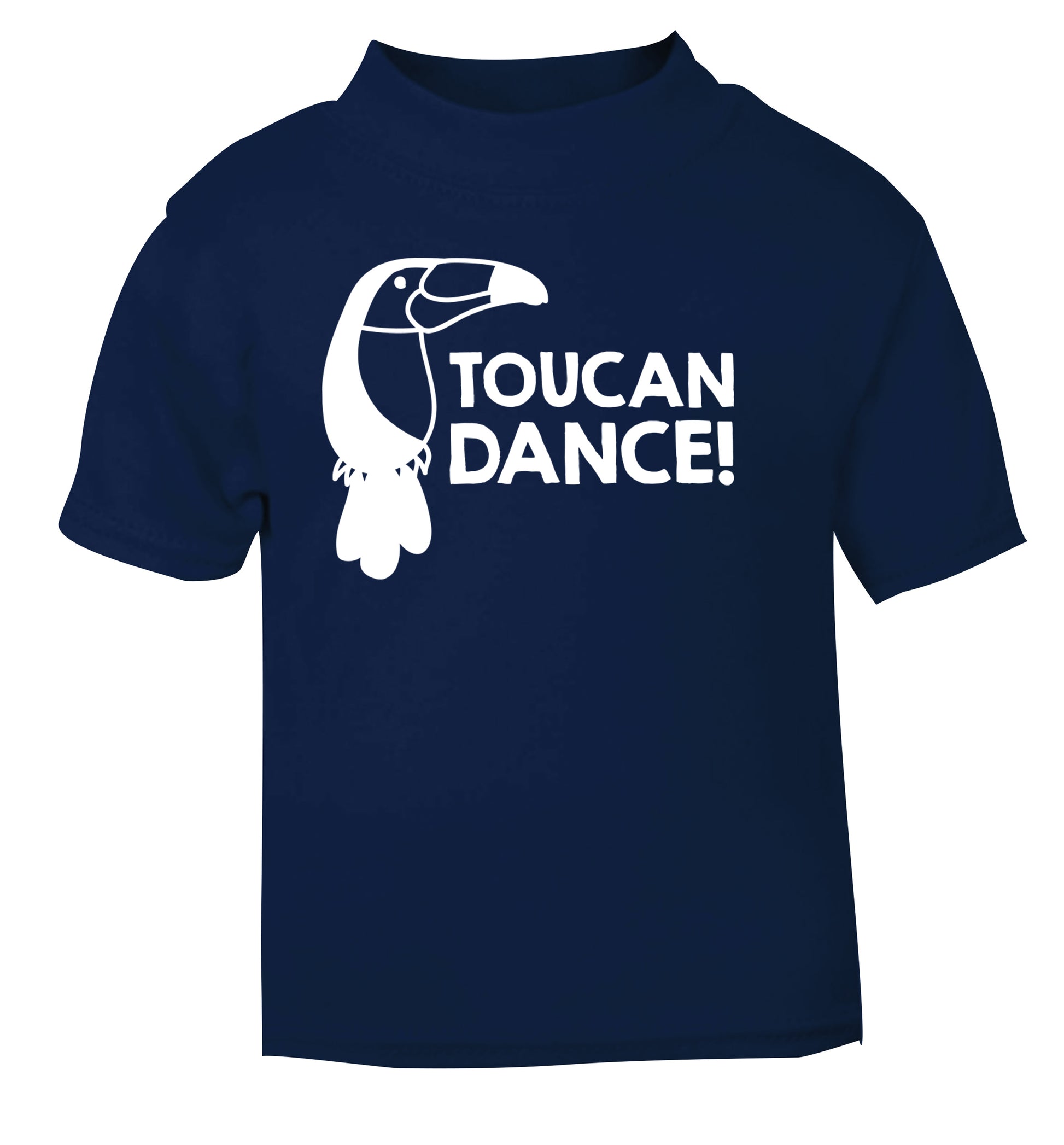 Toucan dance navy Baby Toddler Tshirt 2 Years