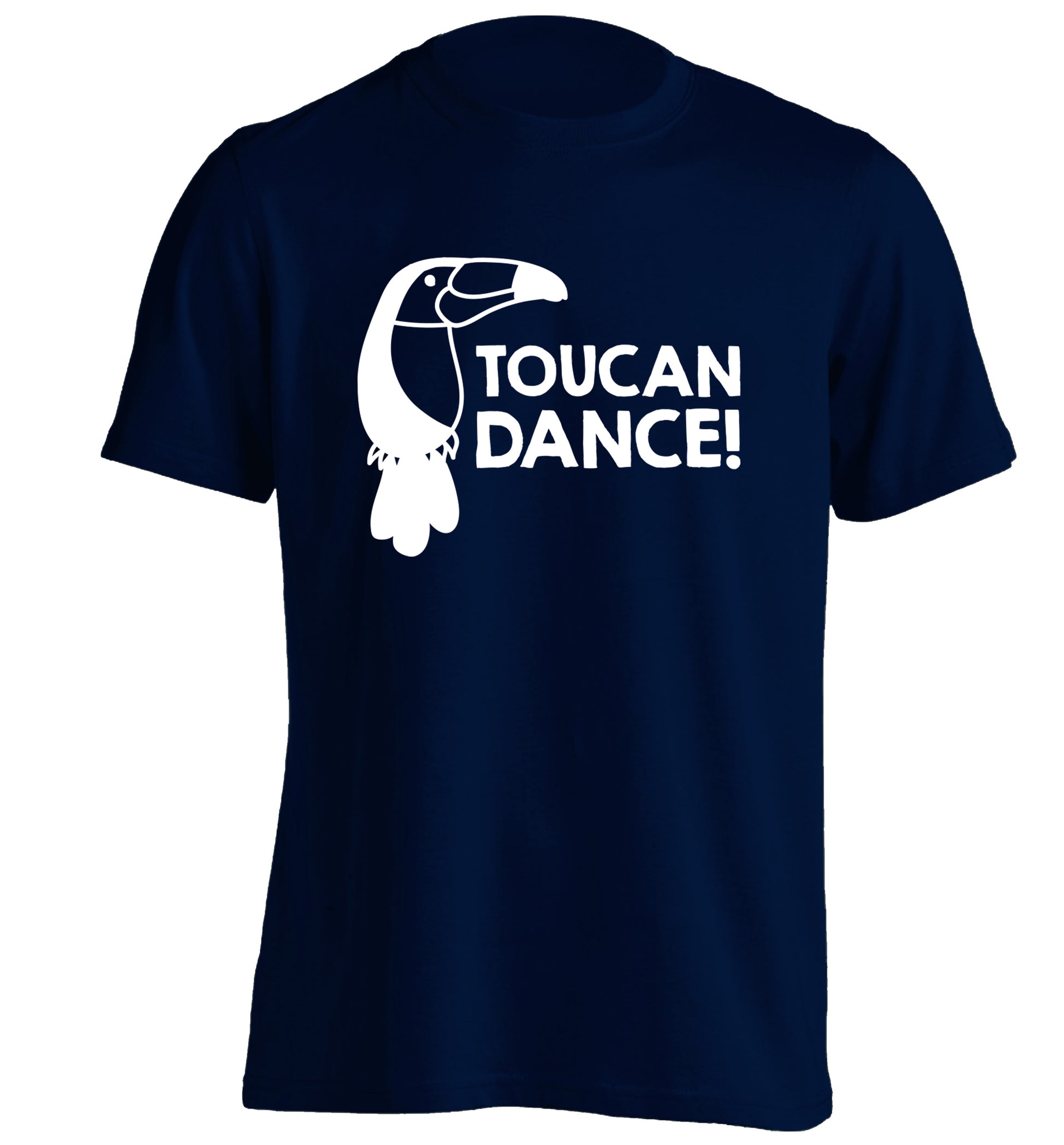 Toucan dance adults unisex navy Tshirt 2XL
