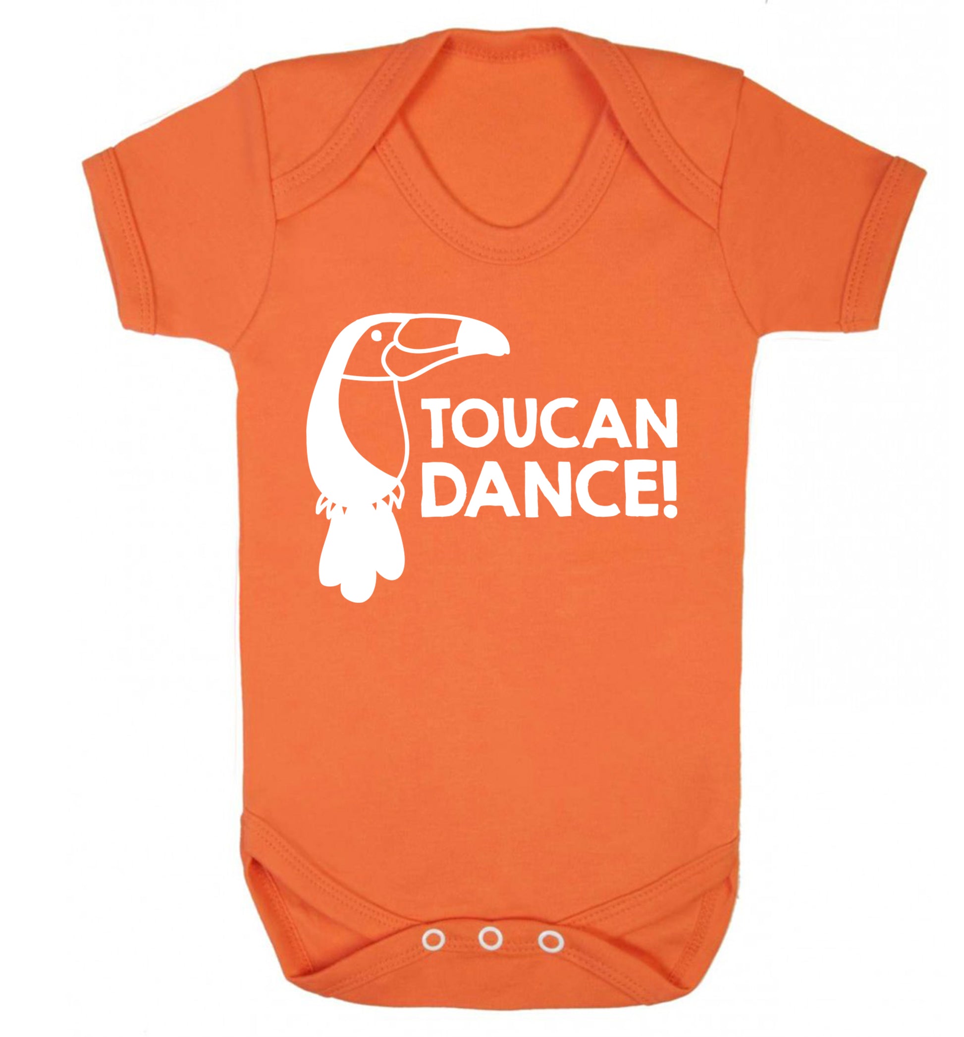 Toucan dance Baby Vest orange 18-24 months