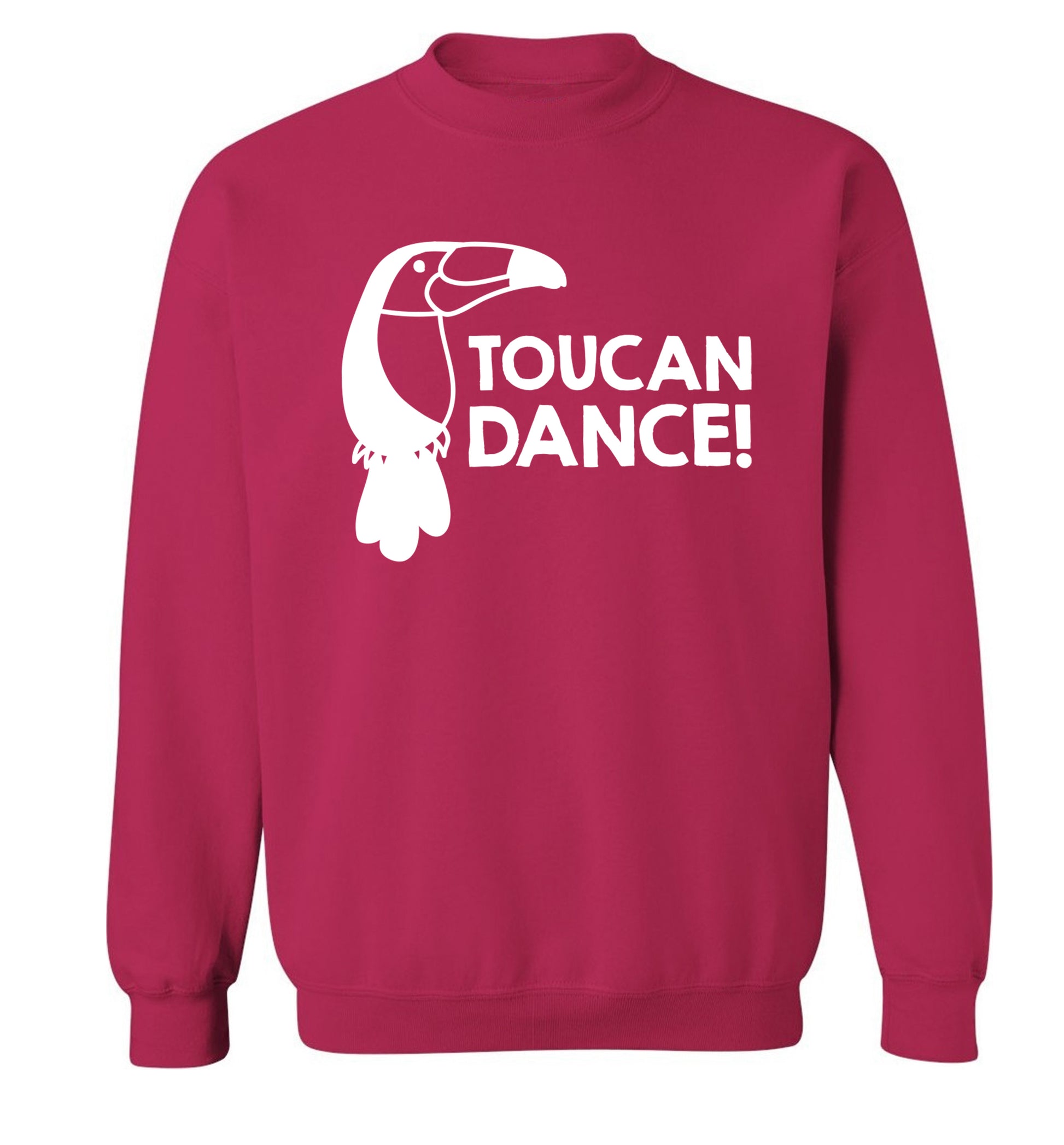 Toucan dance Adult's unisex pink Sweater 2XL