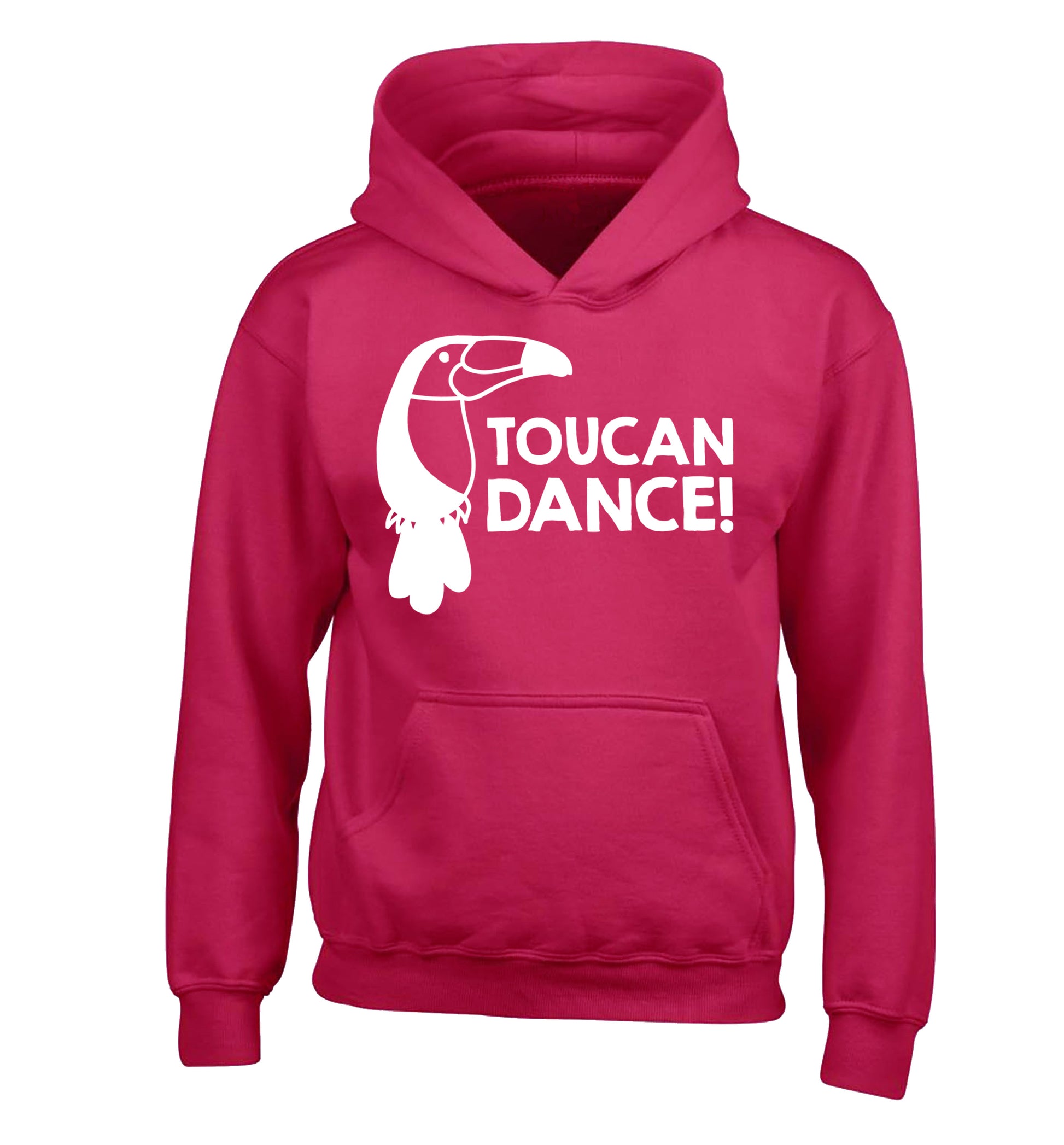Toucan dance children's pink hoodie 12-13 Years