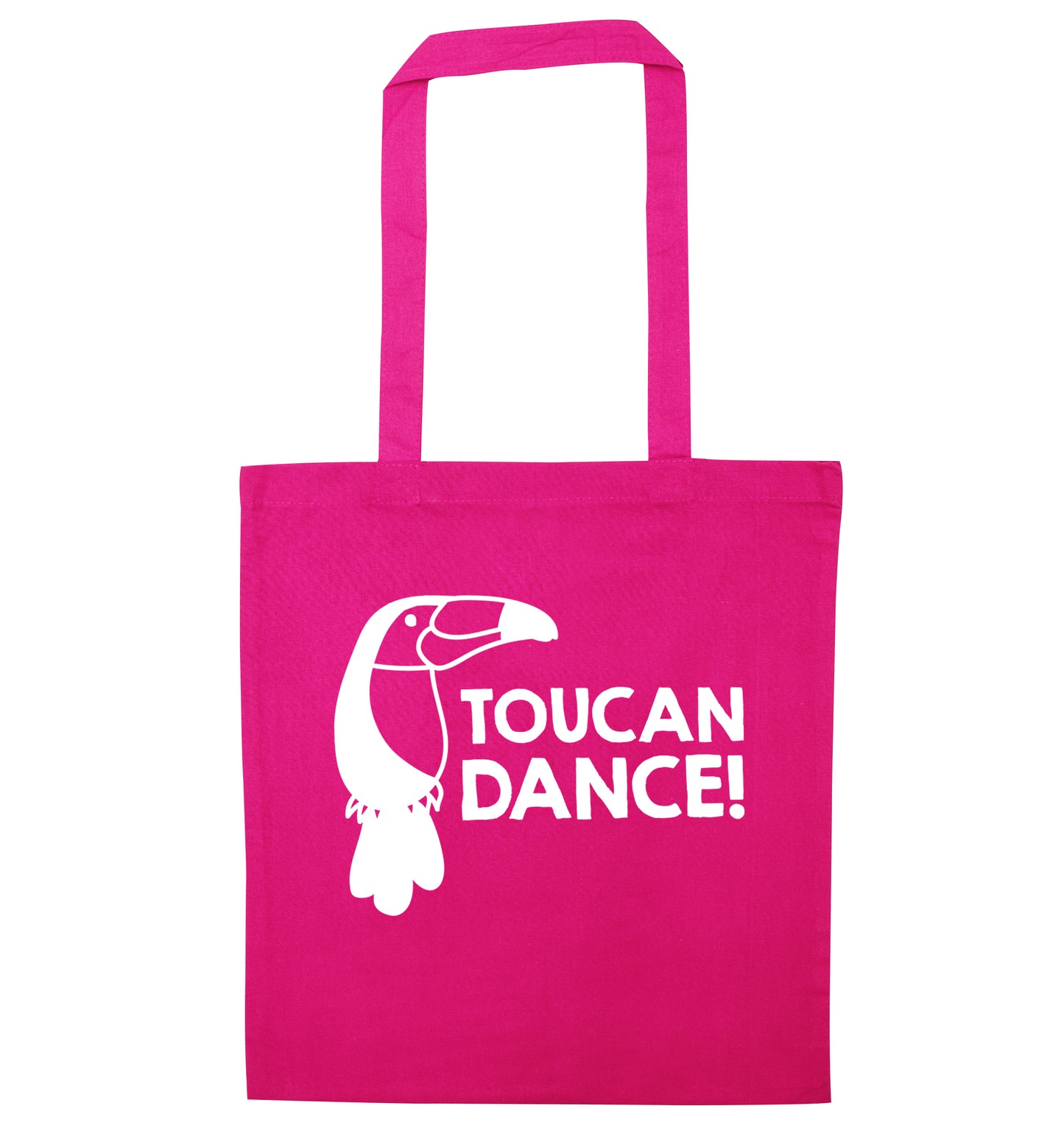 Toucan dance pink tote bag