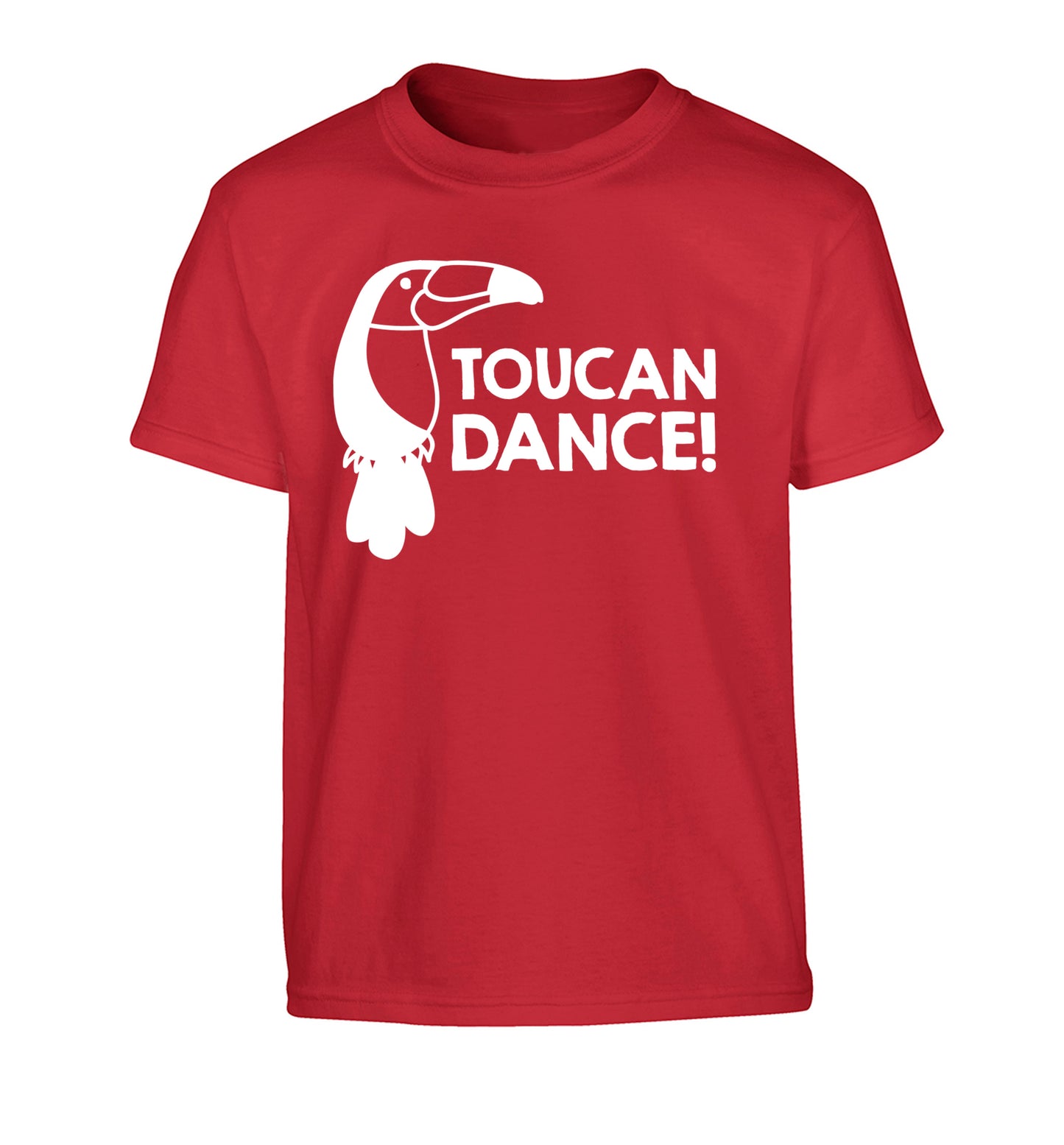 Toucan dance Children's red Tshirt 12-13 Years