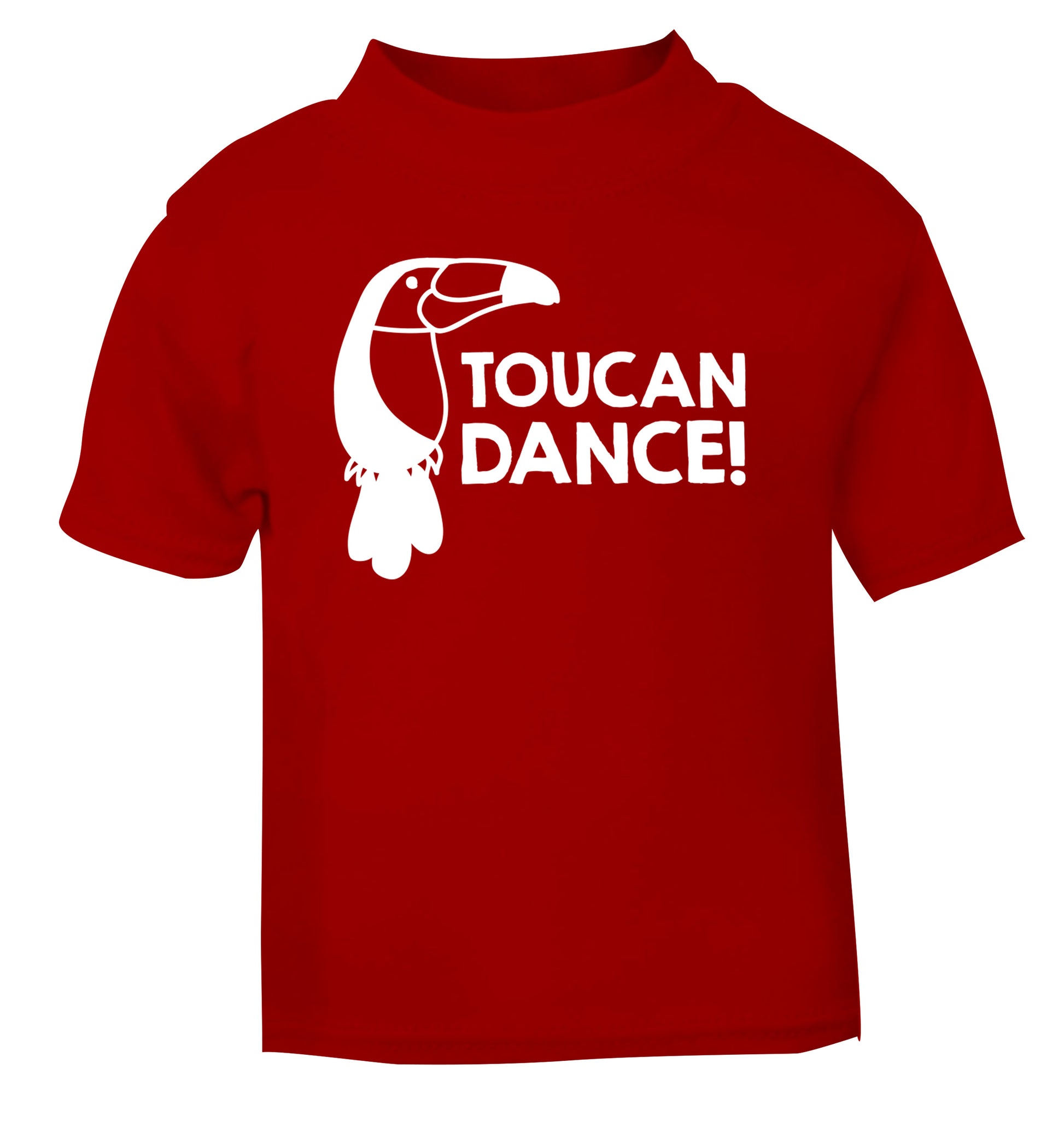 Toucan dance red Baby Toddler Tshirt 2 Years