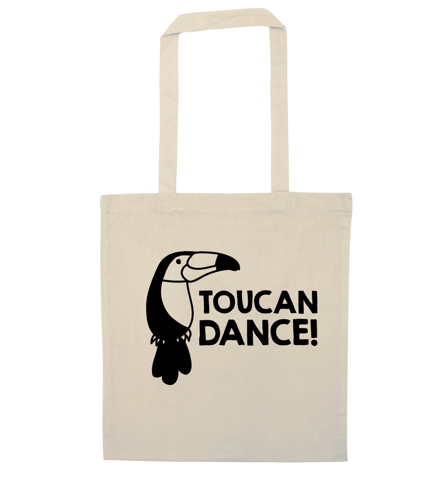 Toucan dance natural tote bag