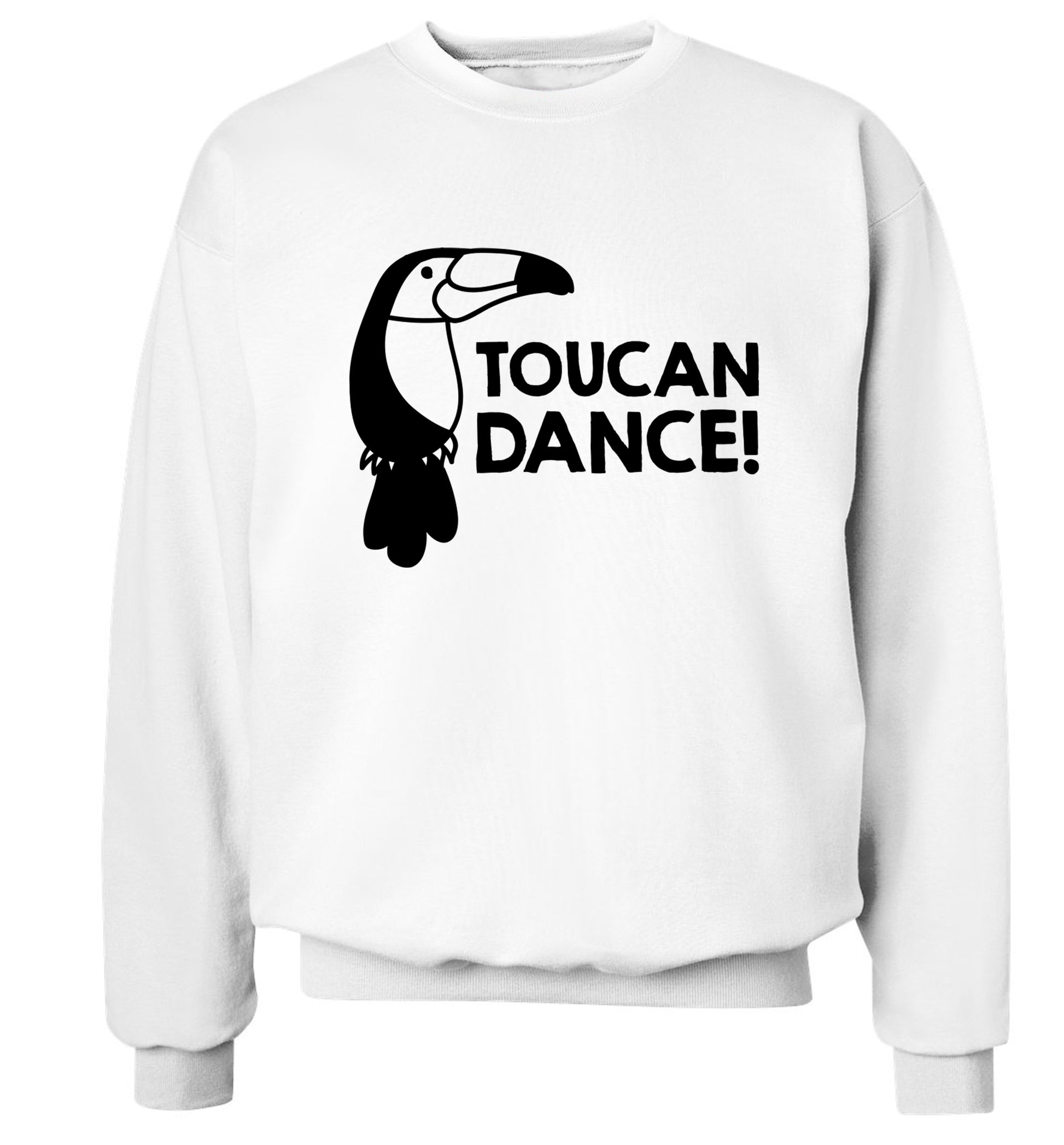 Toucan dance Adult's unisex white Sweater 2XL