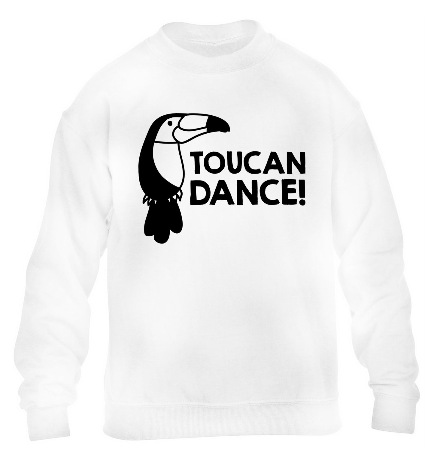 Toucan dance children's white sweater 12-13 Years