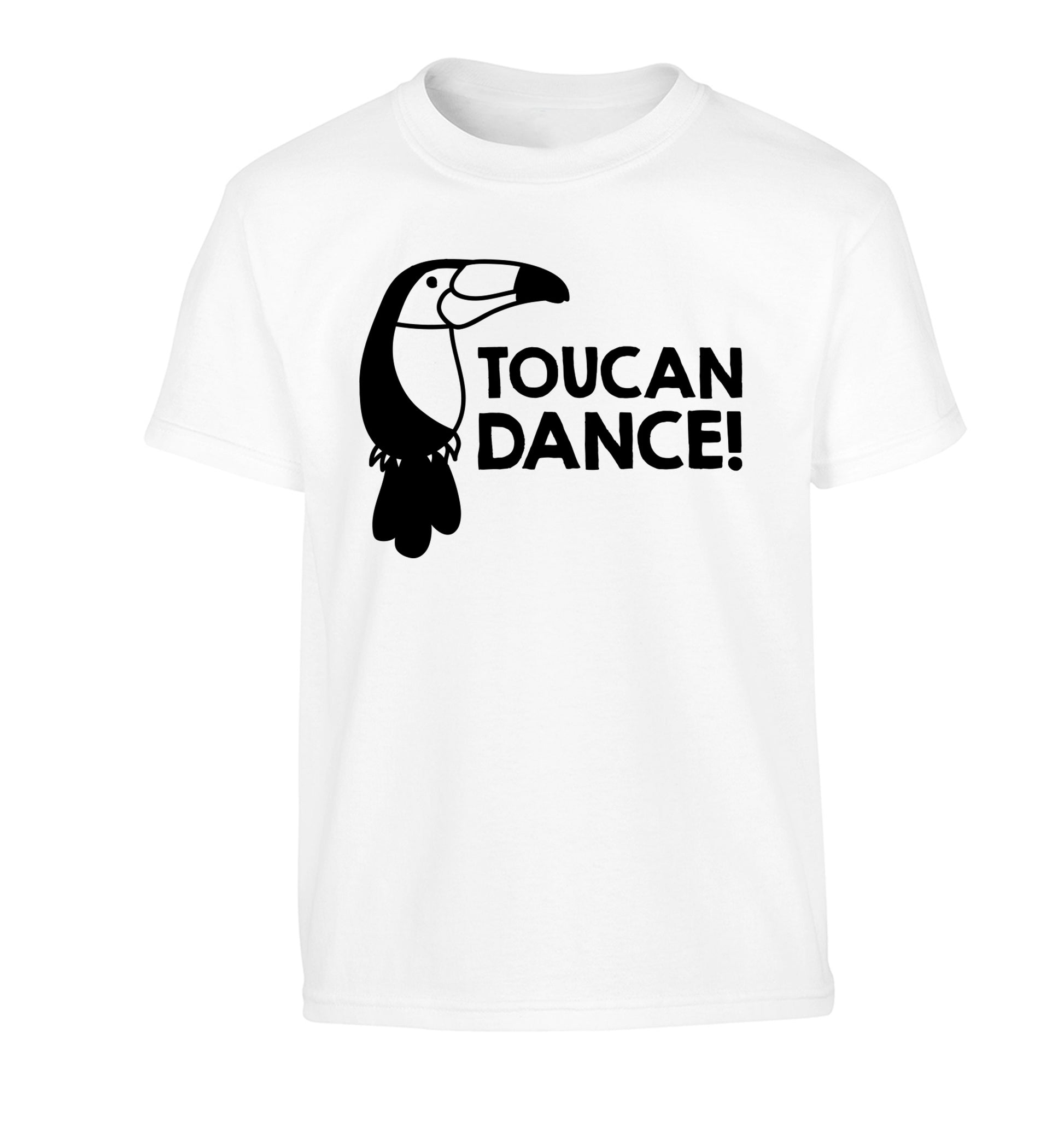 Toucan dance Children's white Tshirt 12-13 Years