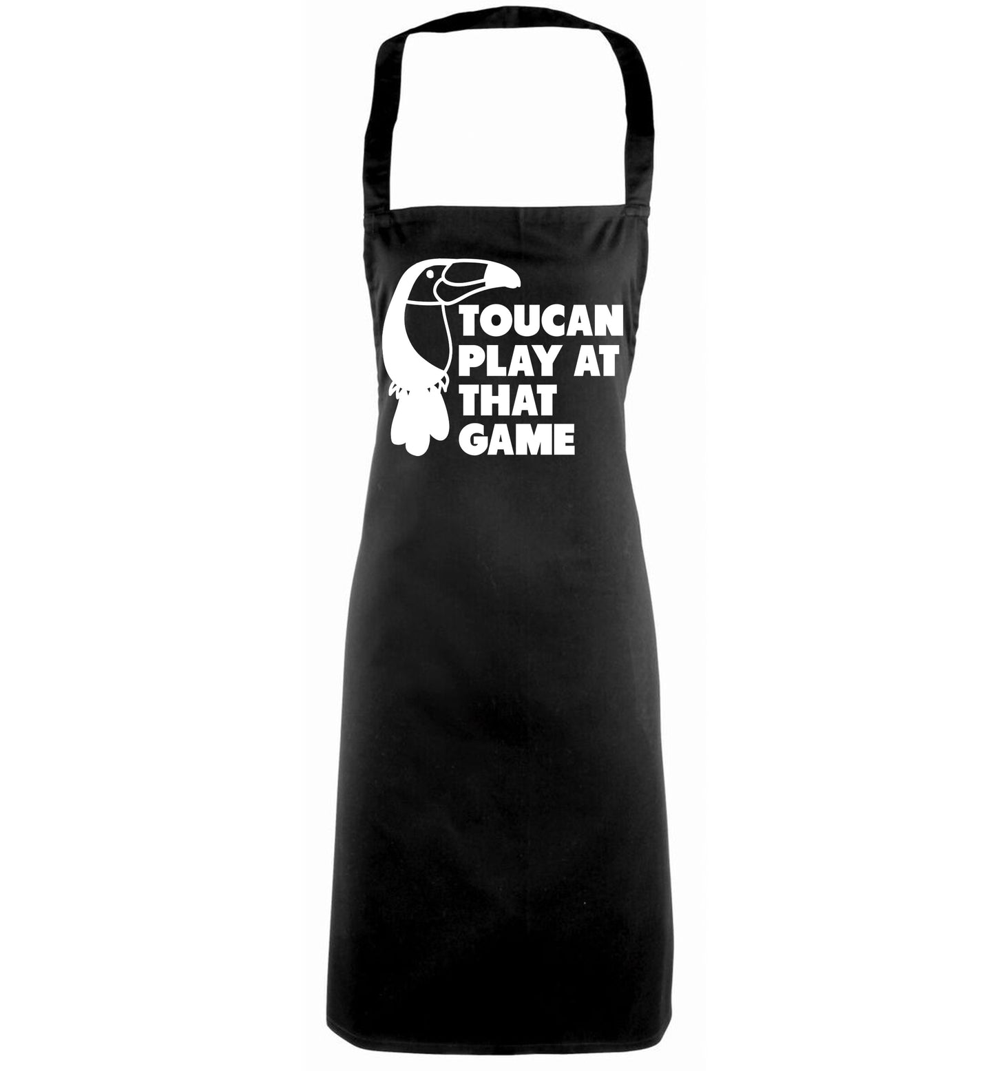 Toucan play at that game black apron
