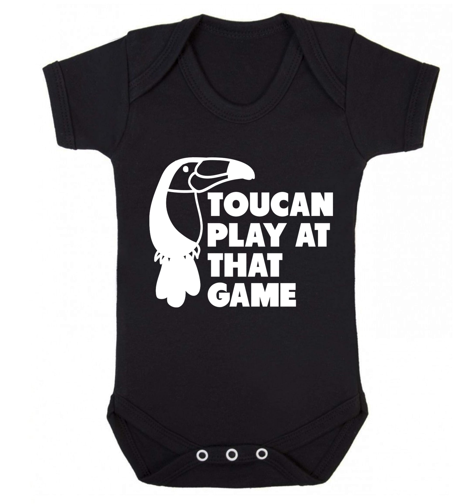 Toucan play at that game Baby Vest black 18-24 months