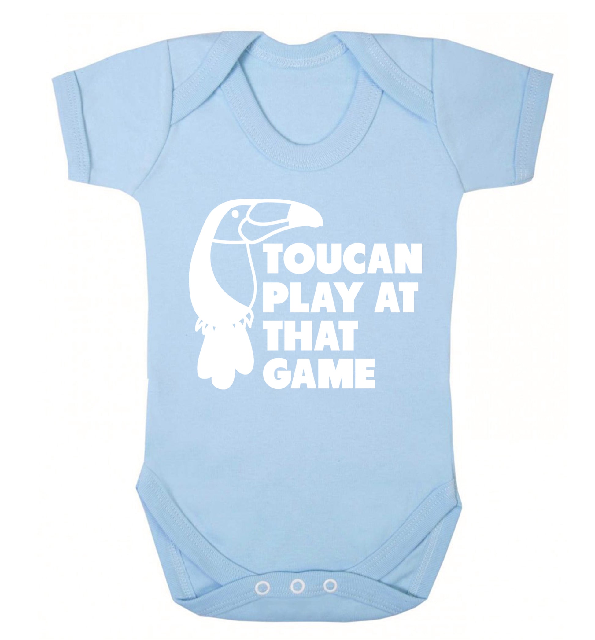 Toucan play at that game Baby Vest pale blue 18-24 months